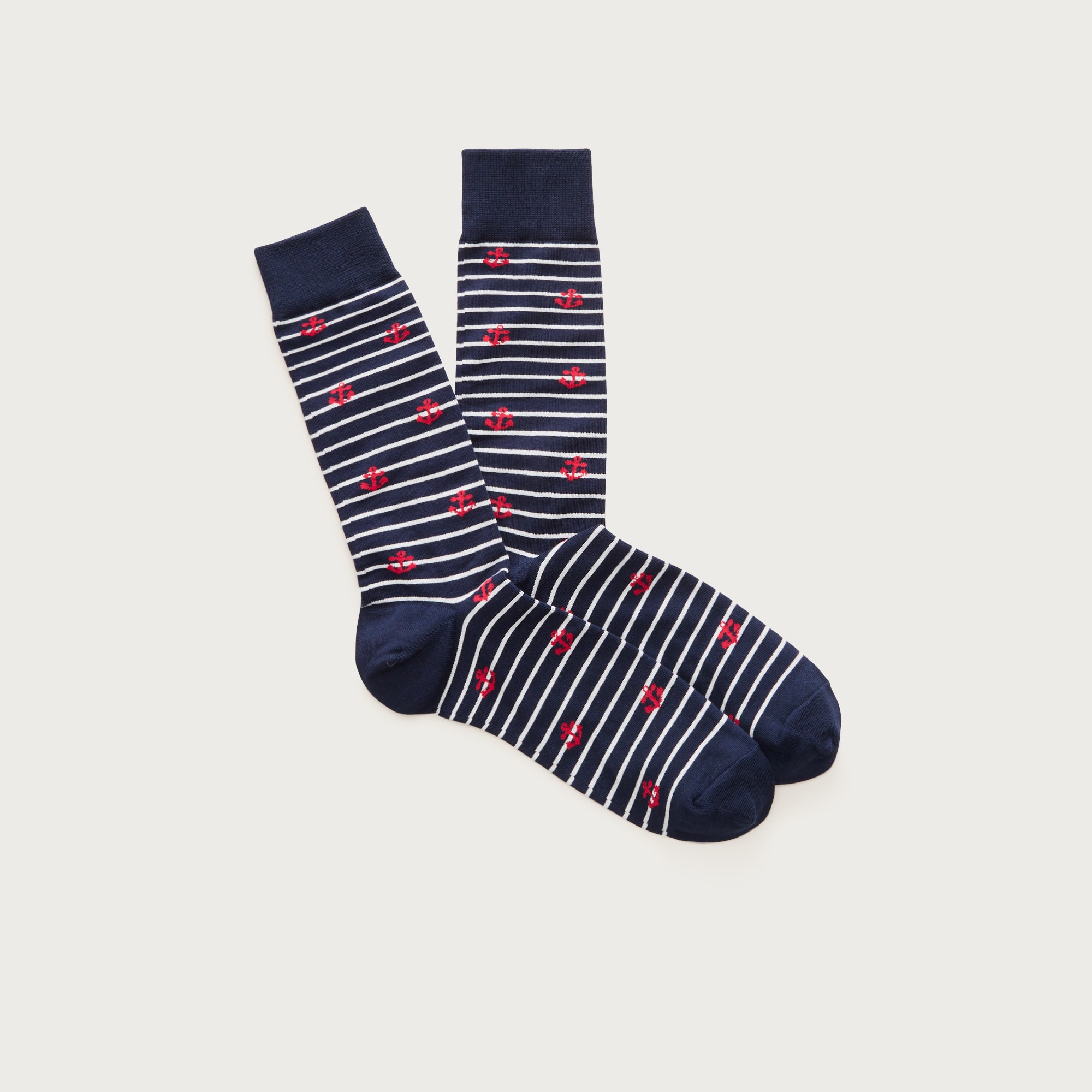 Striped anchor critter socks from J.Crew - $24