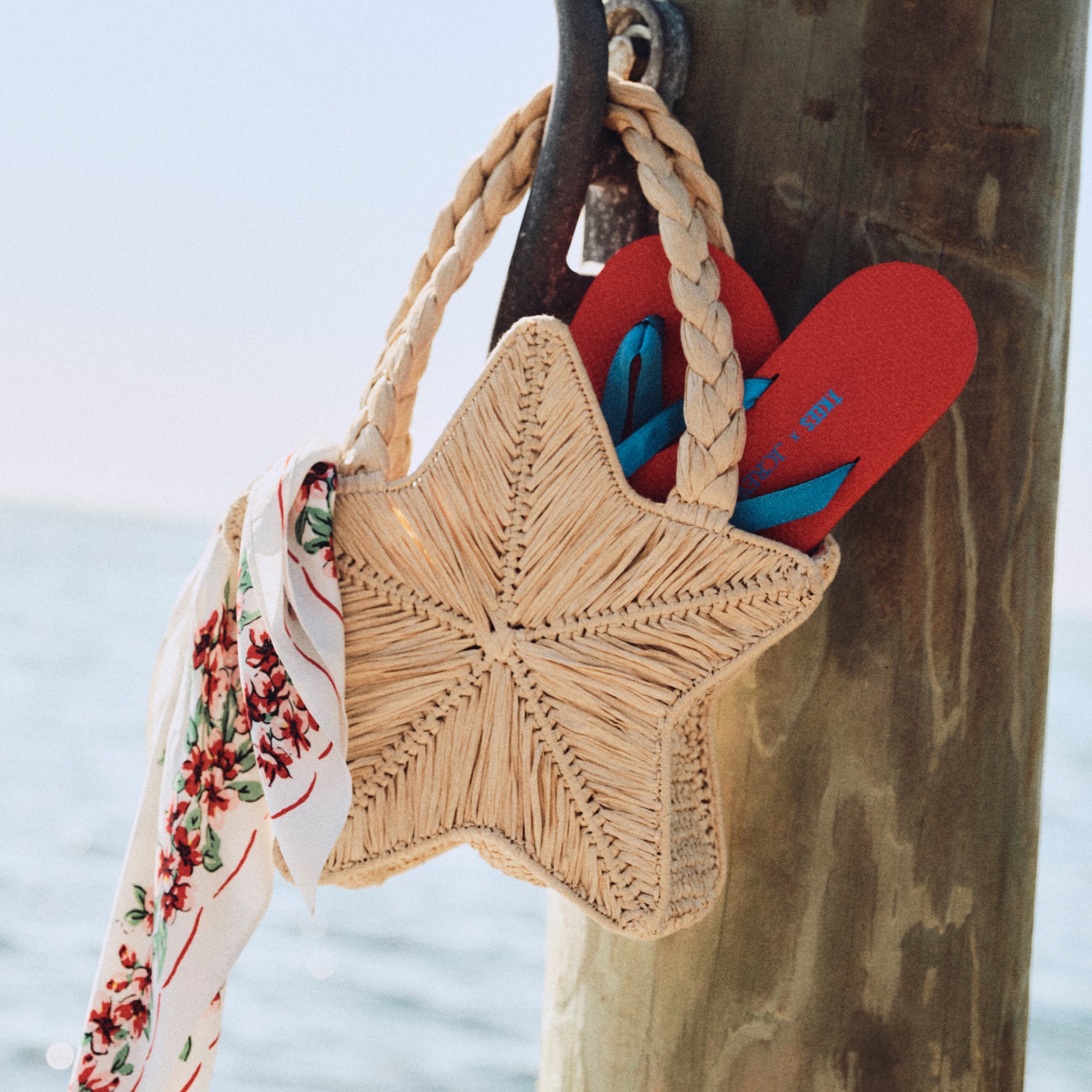 Handwoven Straw Starfish Bag For Women | J.Crew