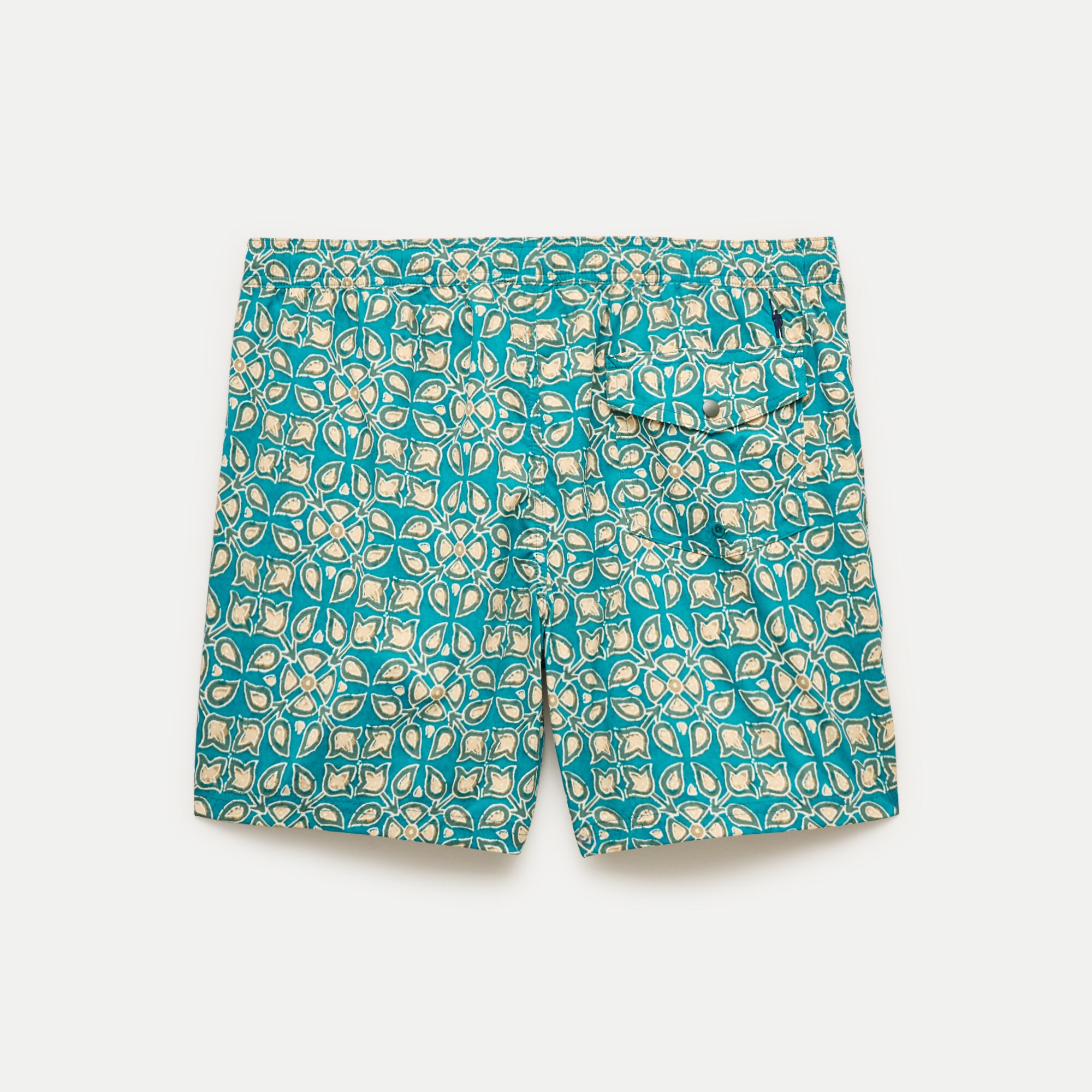 6" soft-lined stretch swim trunk