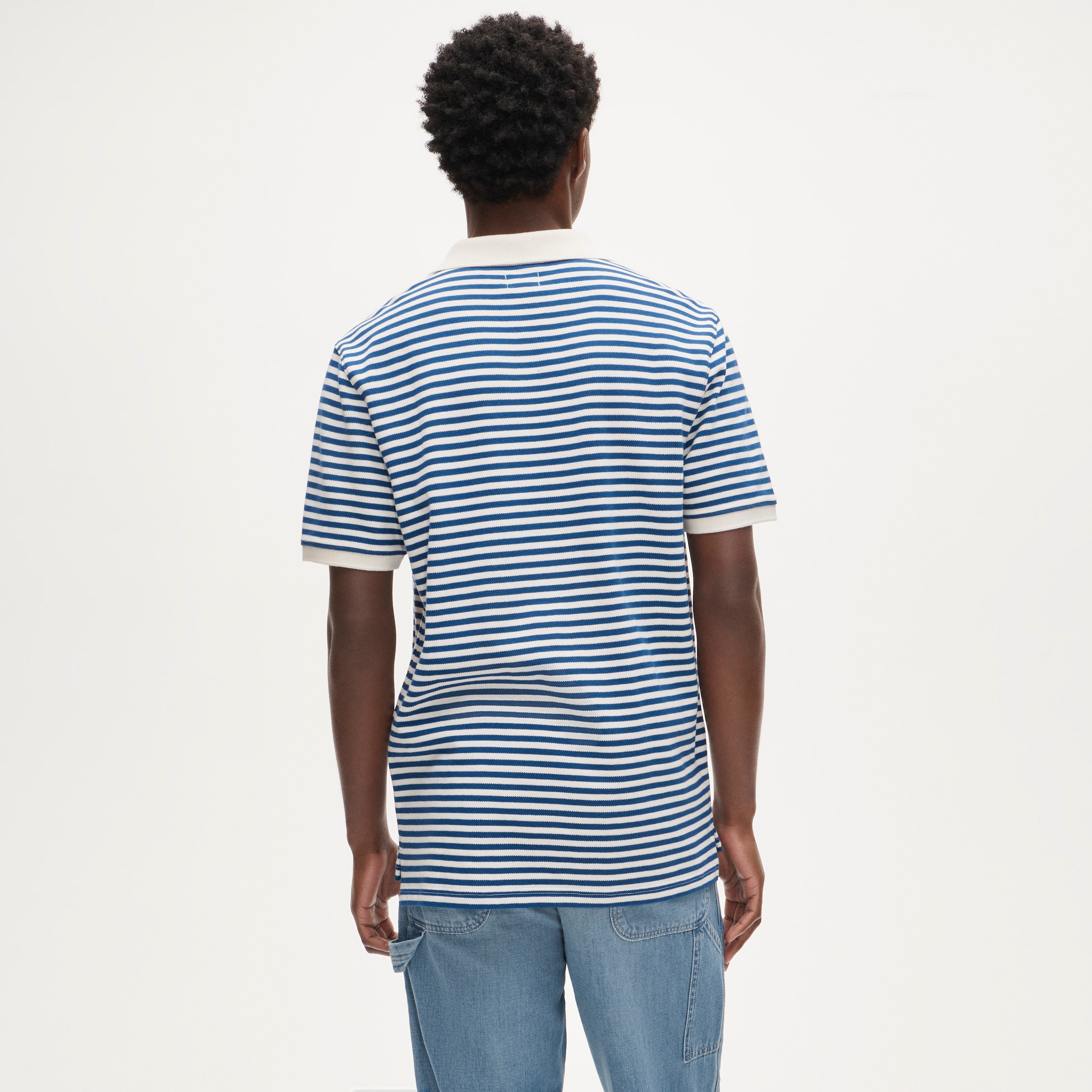 Washed Piqué Long-sleeve Pocket T-shirt For Men | J.Crew