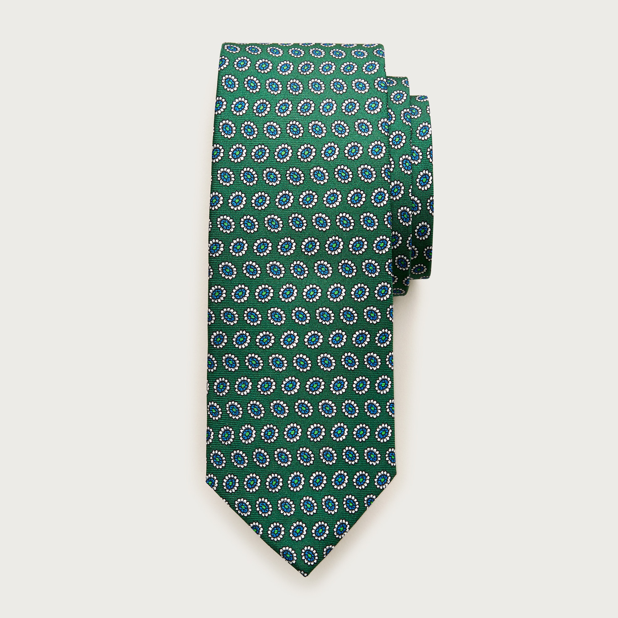 Italian silk tie in floral print from J.Crew - $109