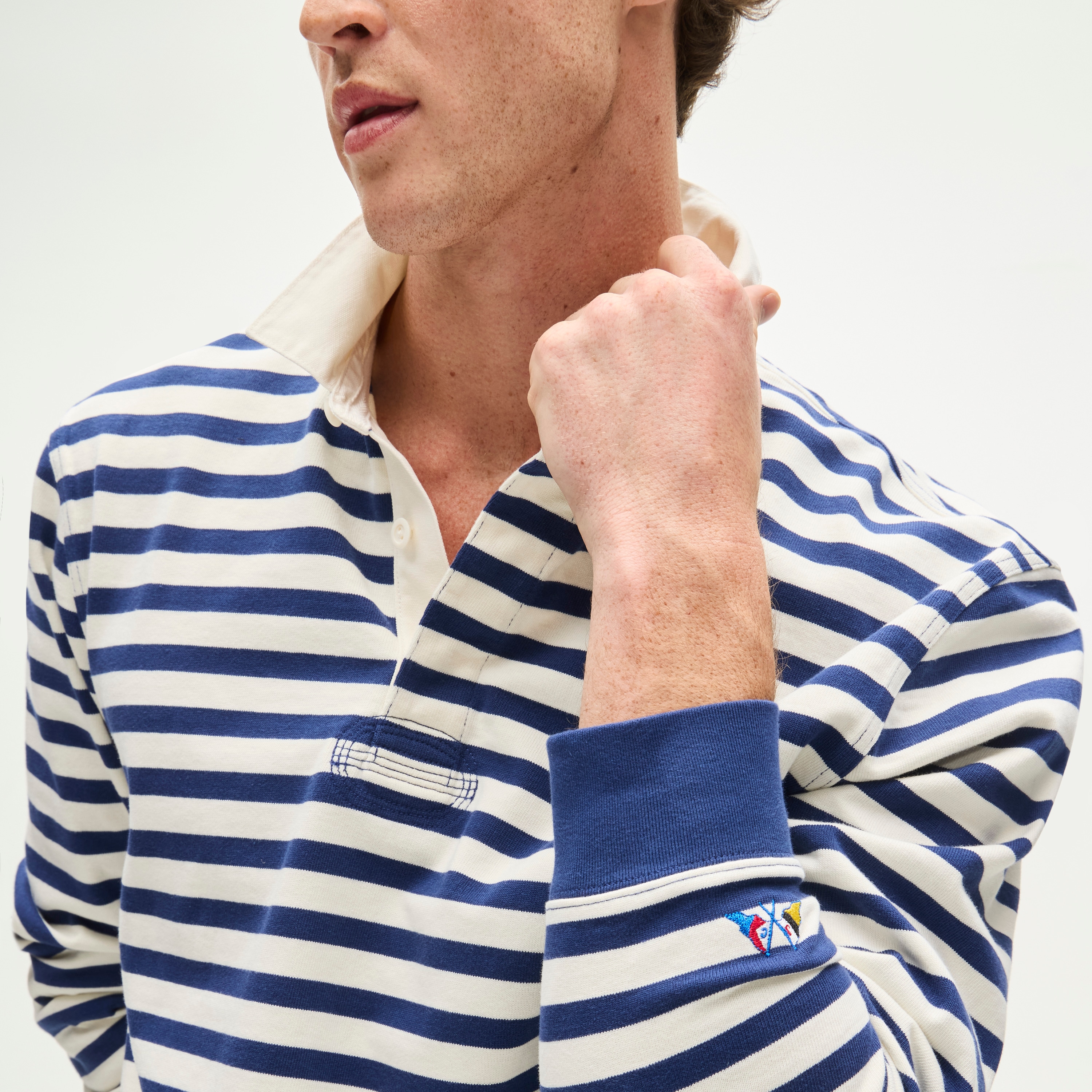 Rugby shirt in stripe