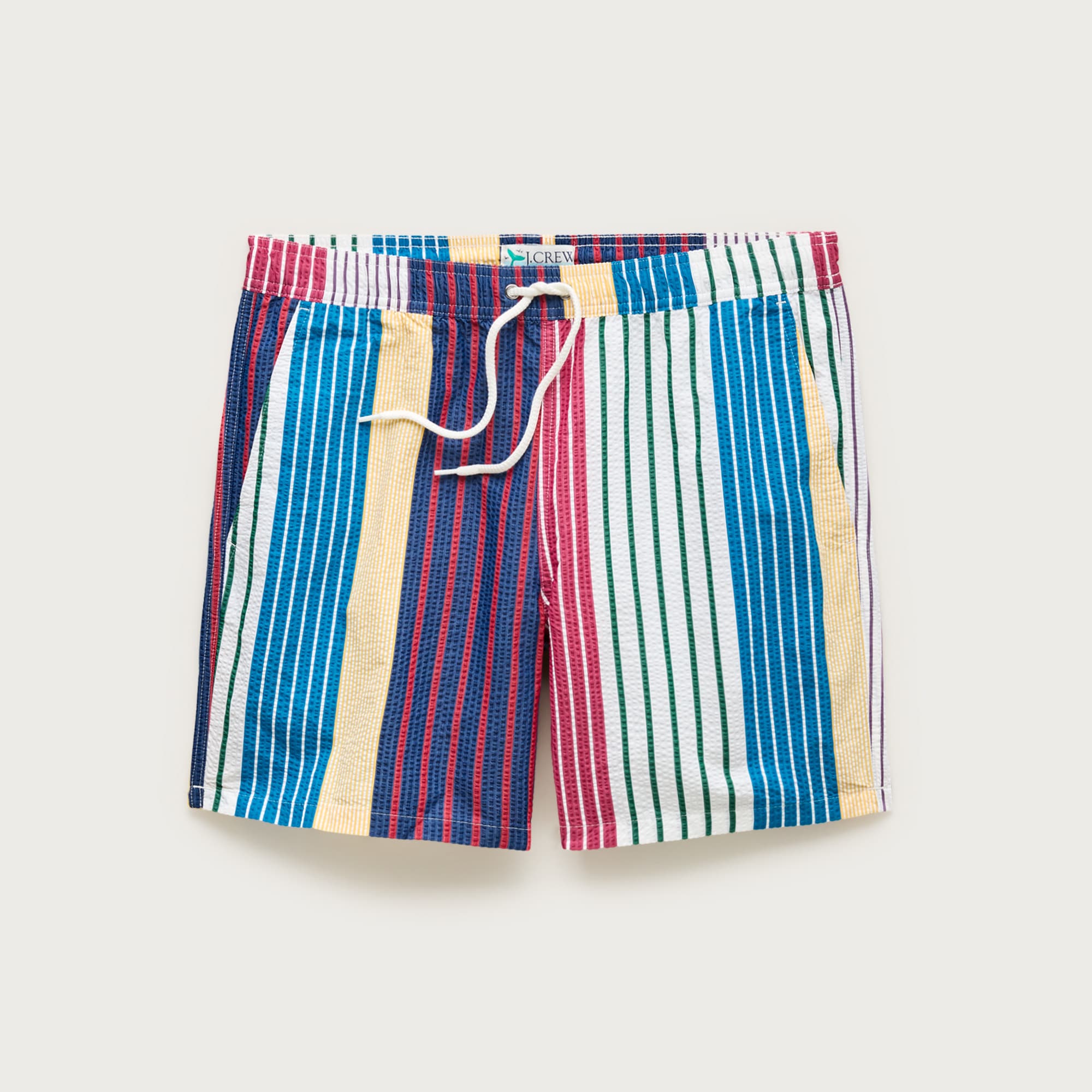 6" swim trunk in seersucker from J.Crew - $72