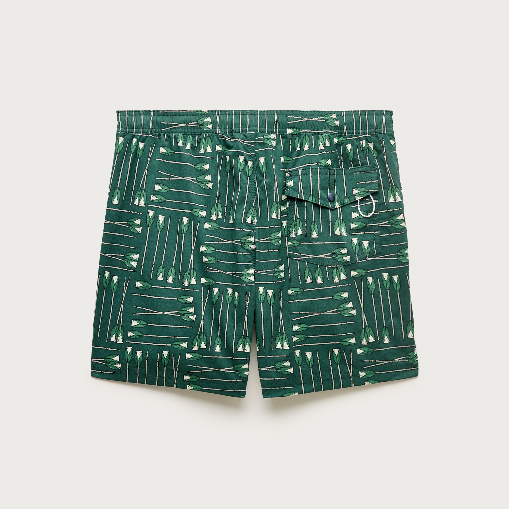 6" soft-lined stretch swim trunk