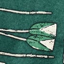 6" stretch swim trunk in oar print READY ALL ROW FOREST