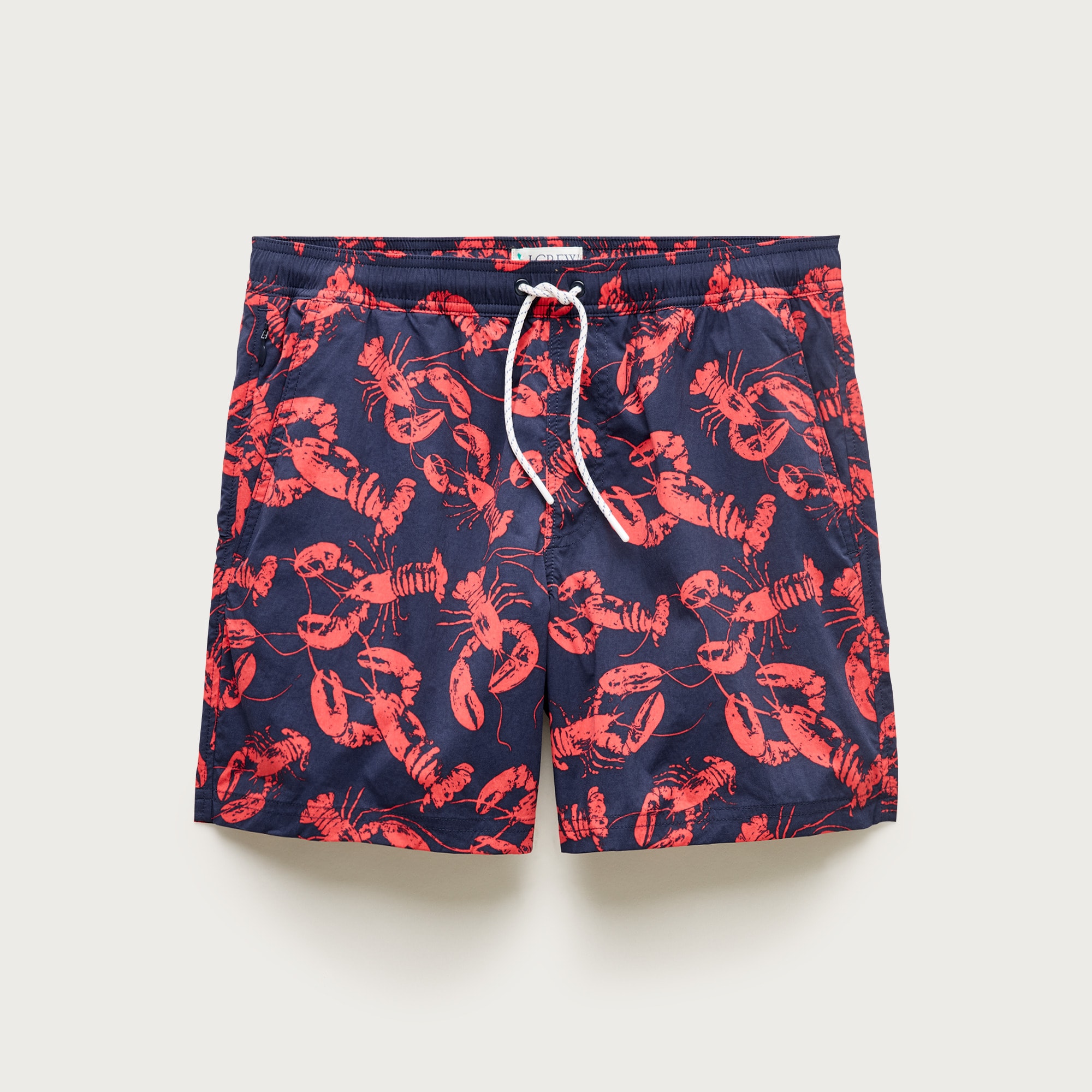 6" soft-lined stretch swim trunk