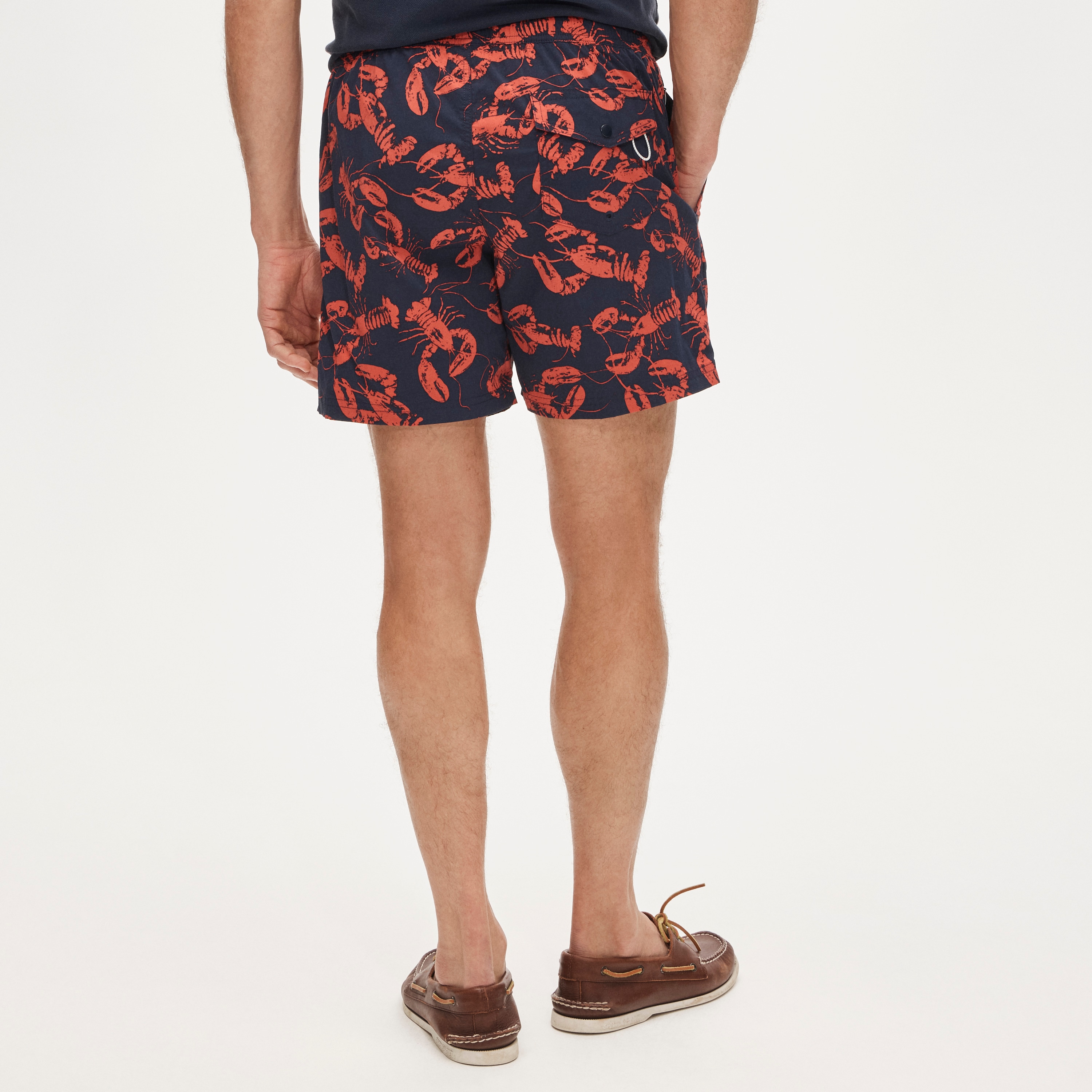 6" soft-lined stretch swim trunk