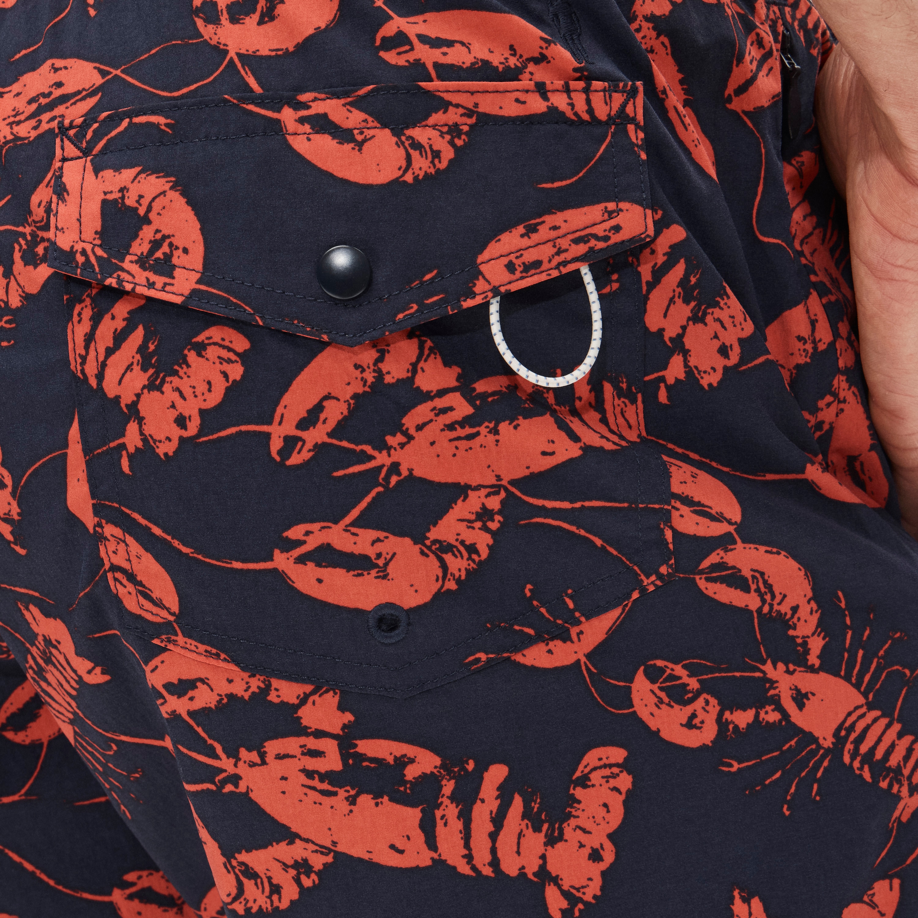 6" soft-lined stretch swim trunk