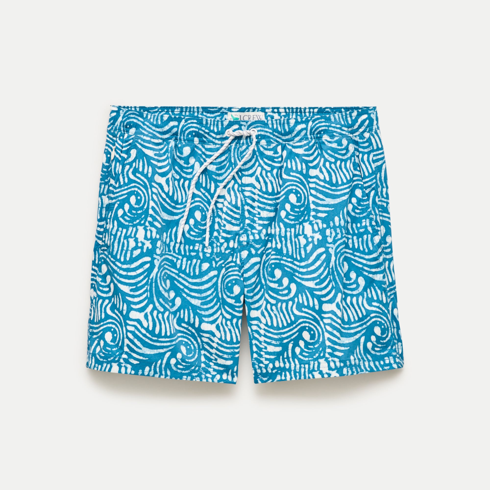 6" soft-lined stretch swim trunk