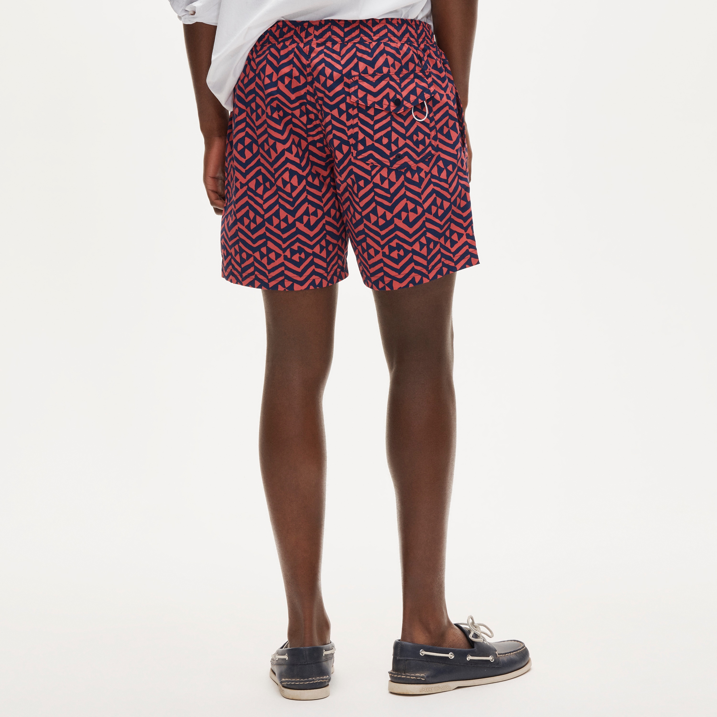 6" soft-lined stretch swim trunk