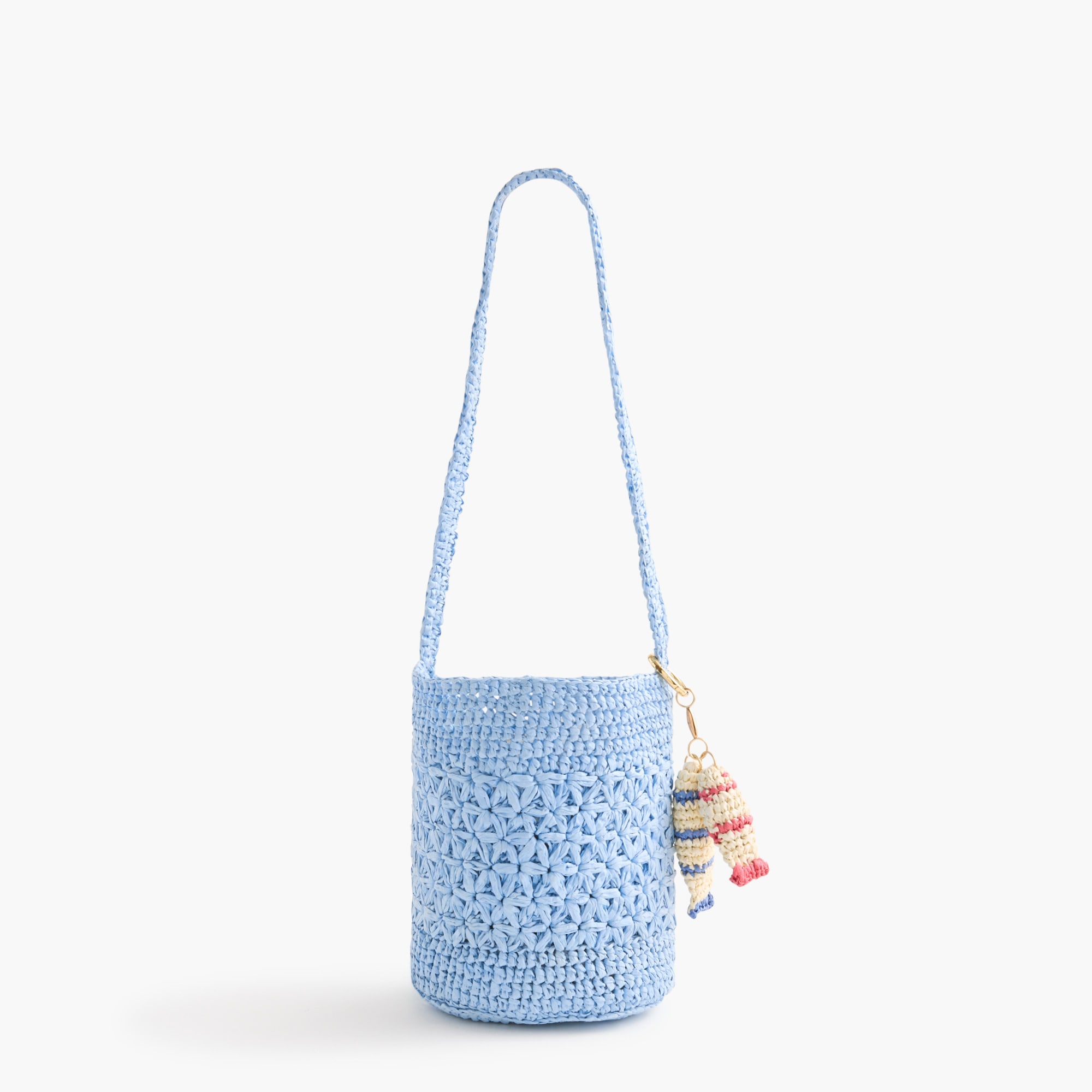 Crochet fish bag charm - image 3
