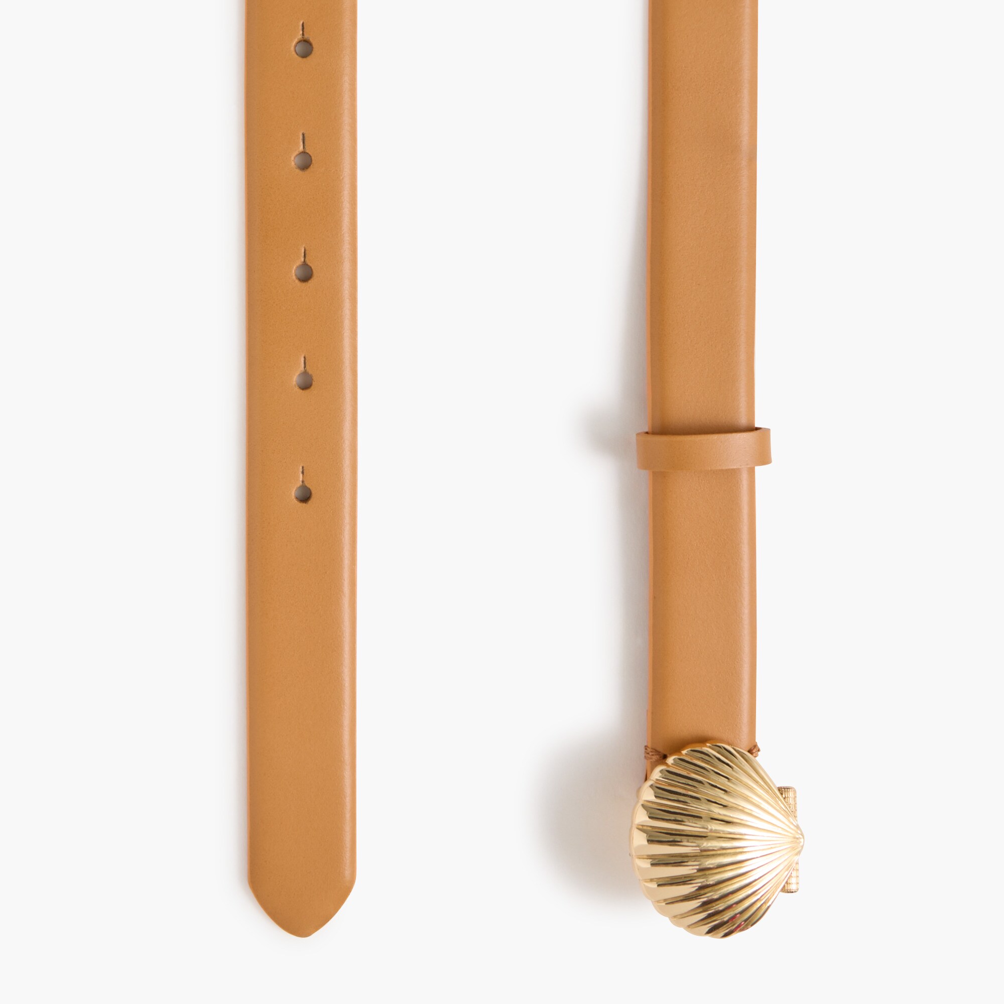 Shell buckle belt