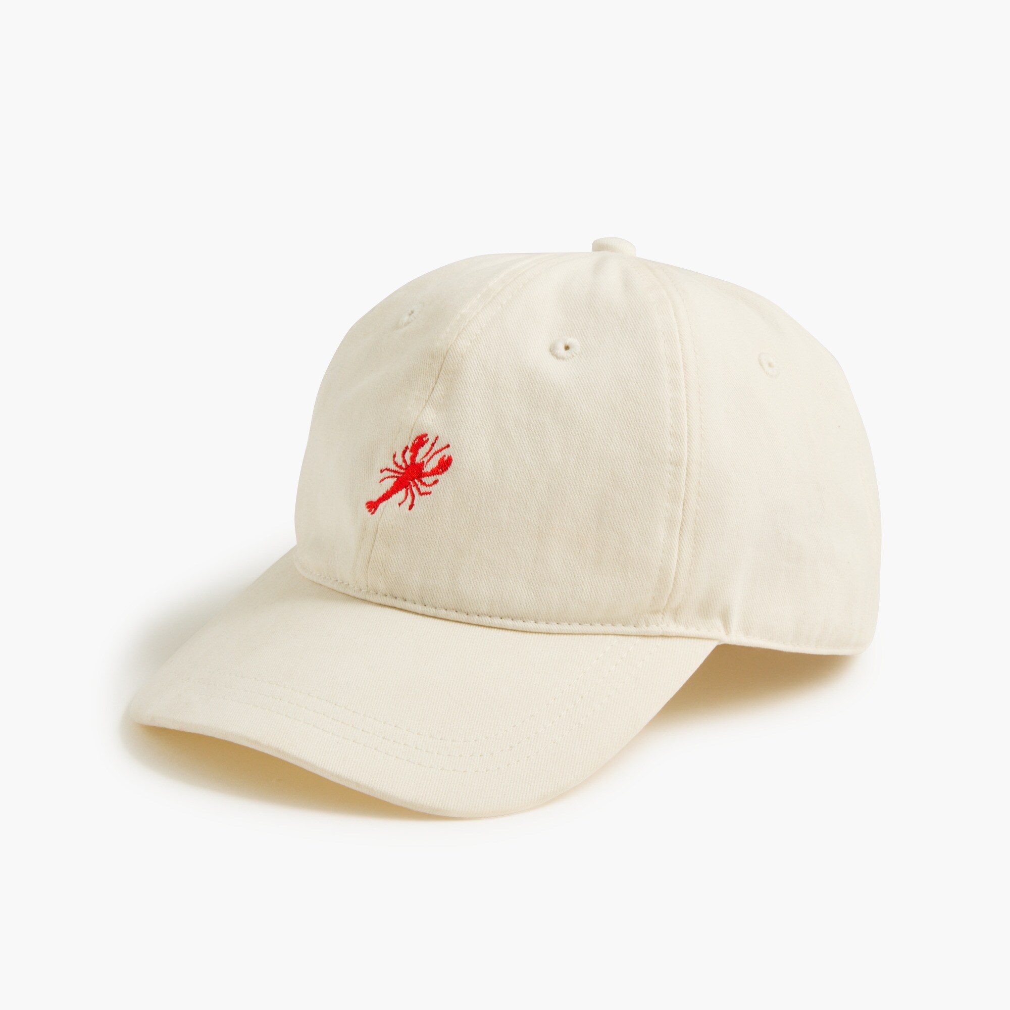 Lobster embroidered baseball hat