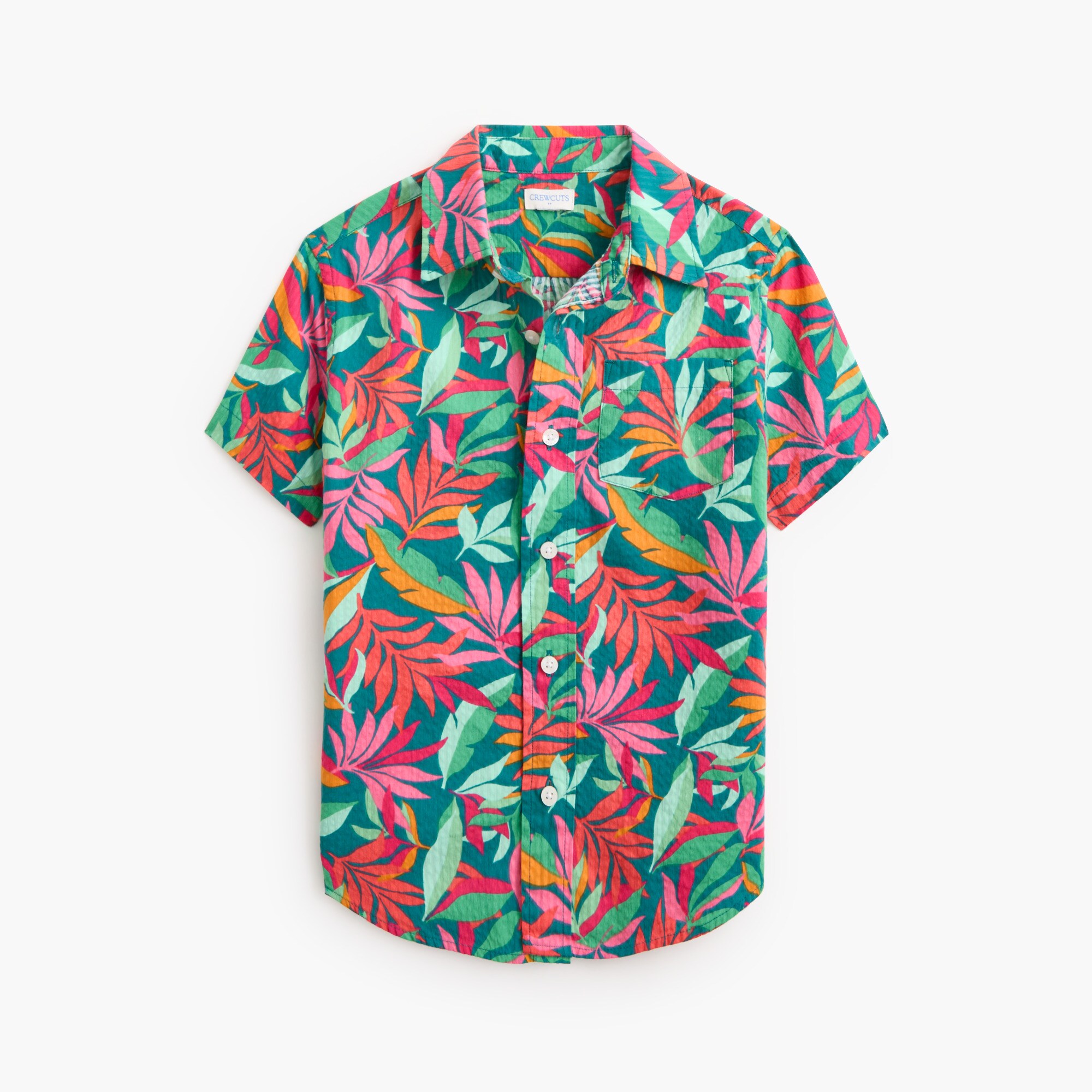 Boys' Tropical Short-sleeve Shirt For Boys | Factory