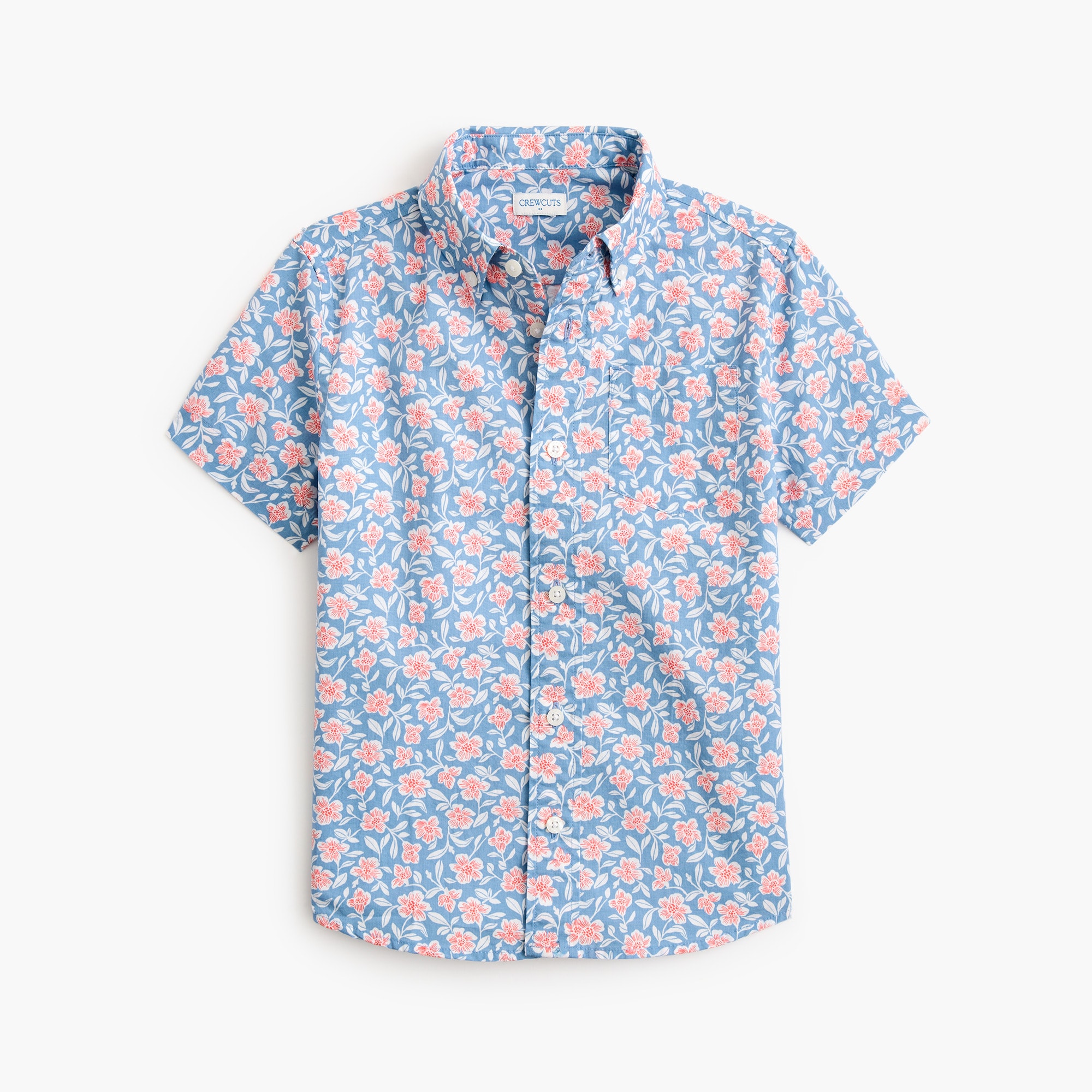 Boys' Floral Short-sleeve Shirt For Boys | Factory