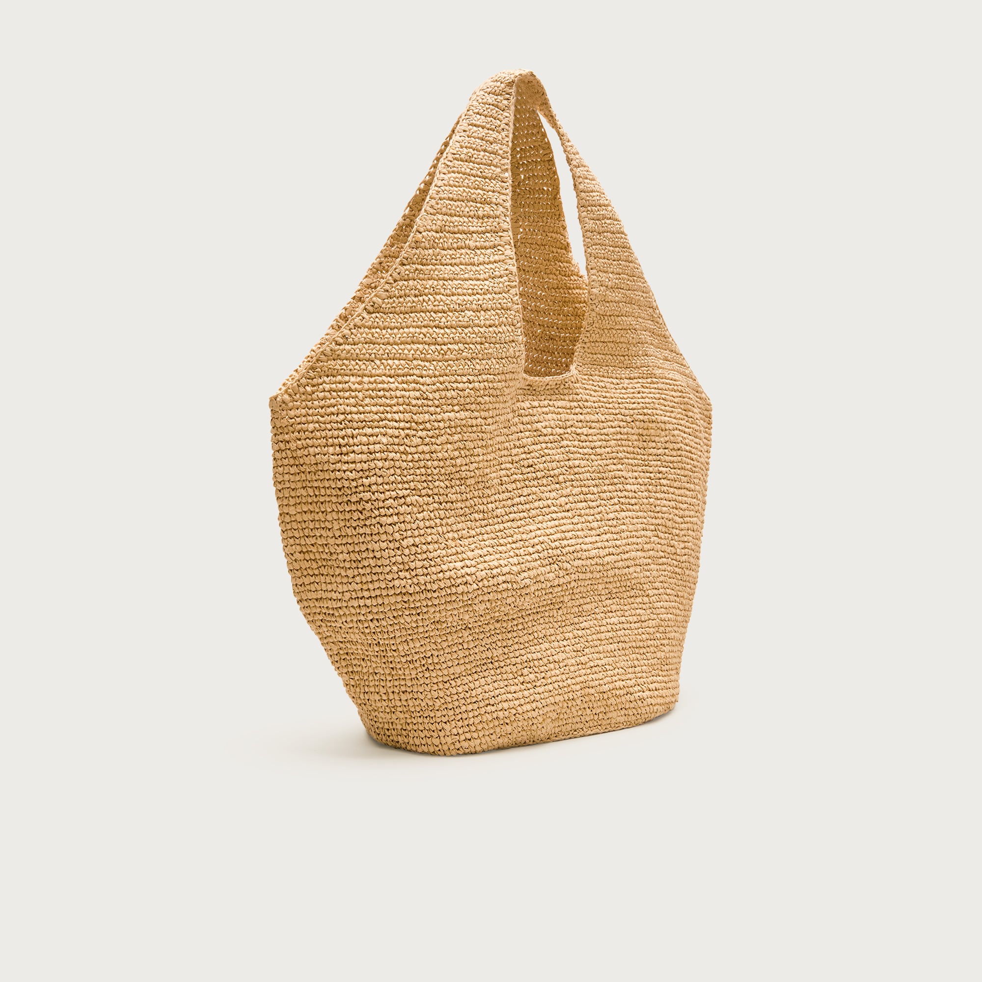 Large Handknotted Straw Tote For Women | J.Crew