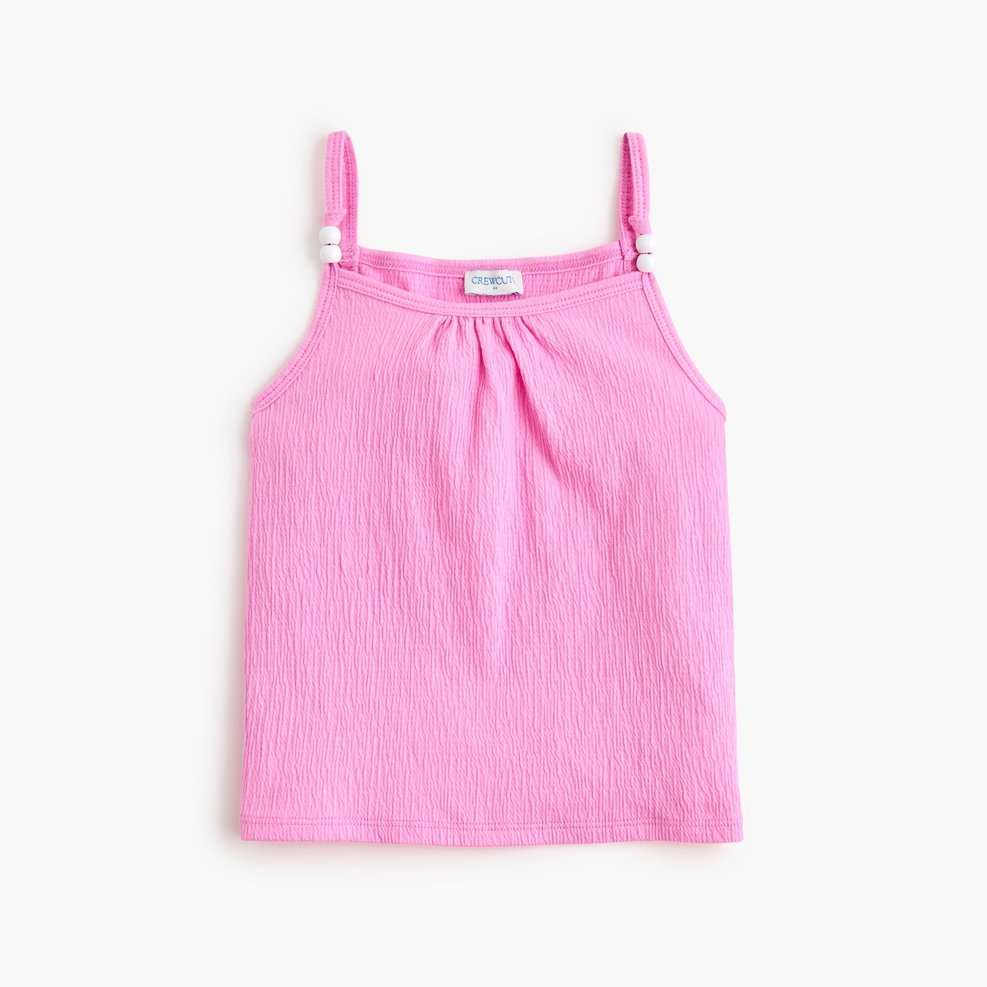 Girls' beaded-strap tank top