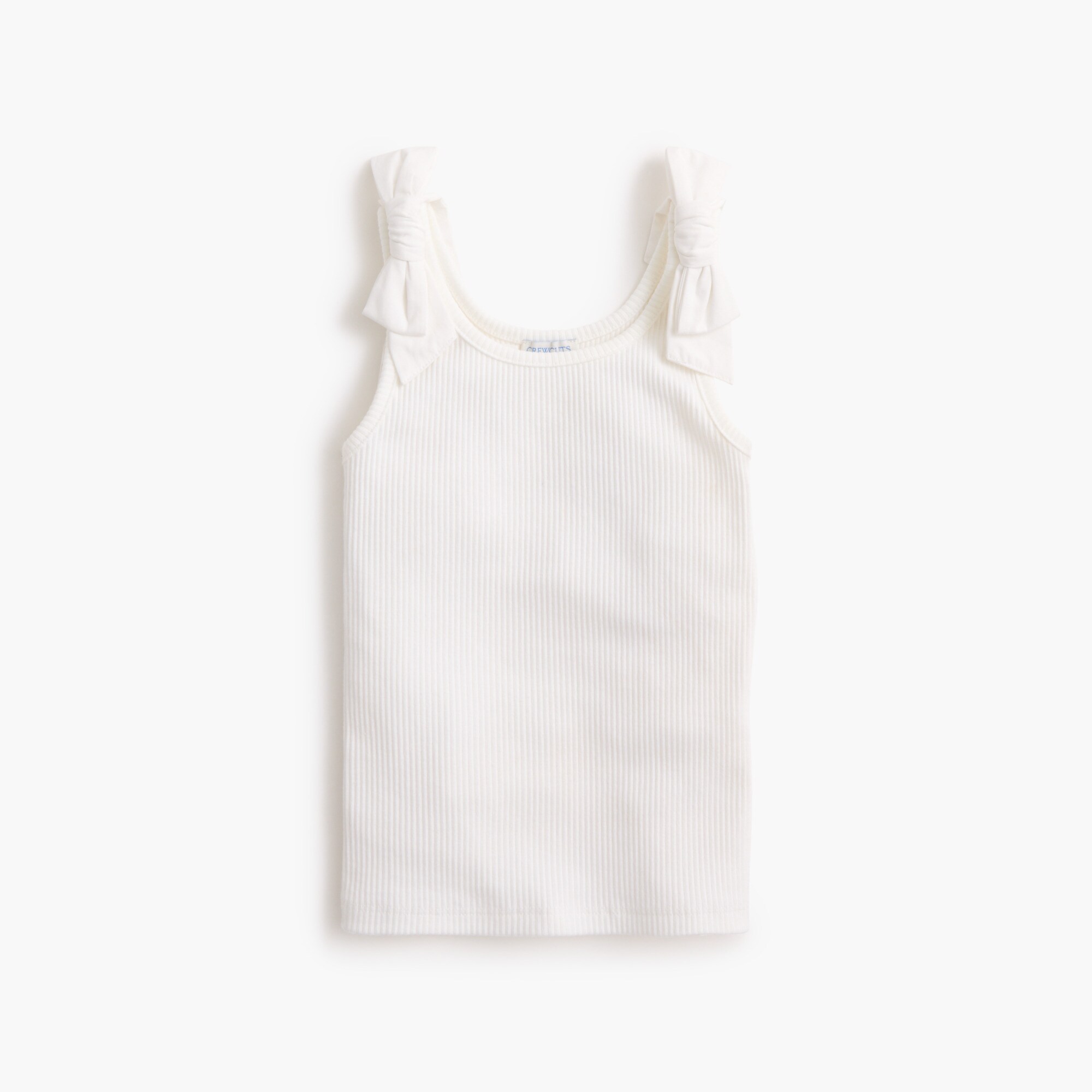 Girls' bow-shoulder tank top