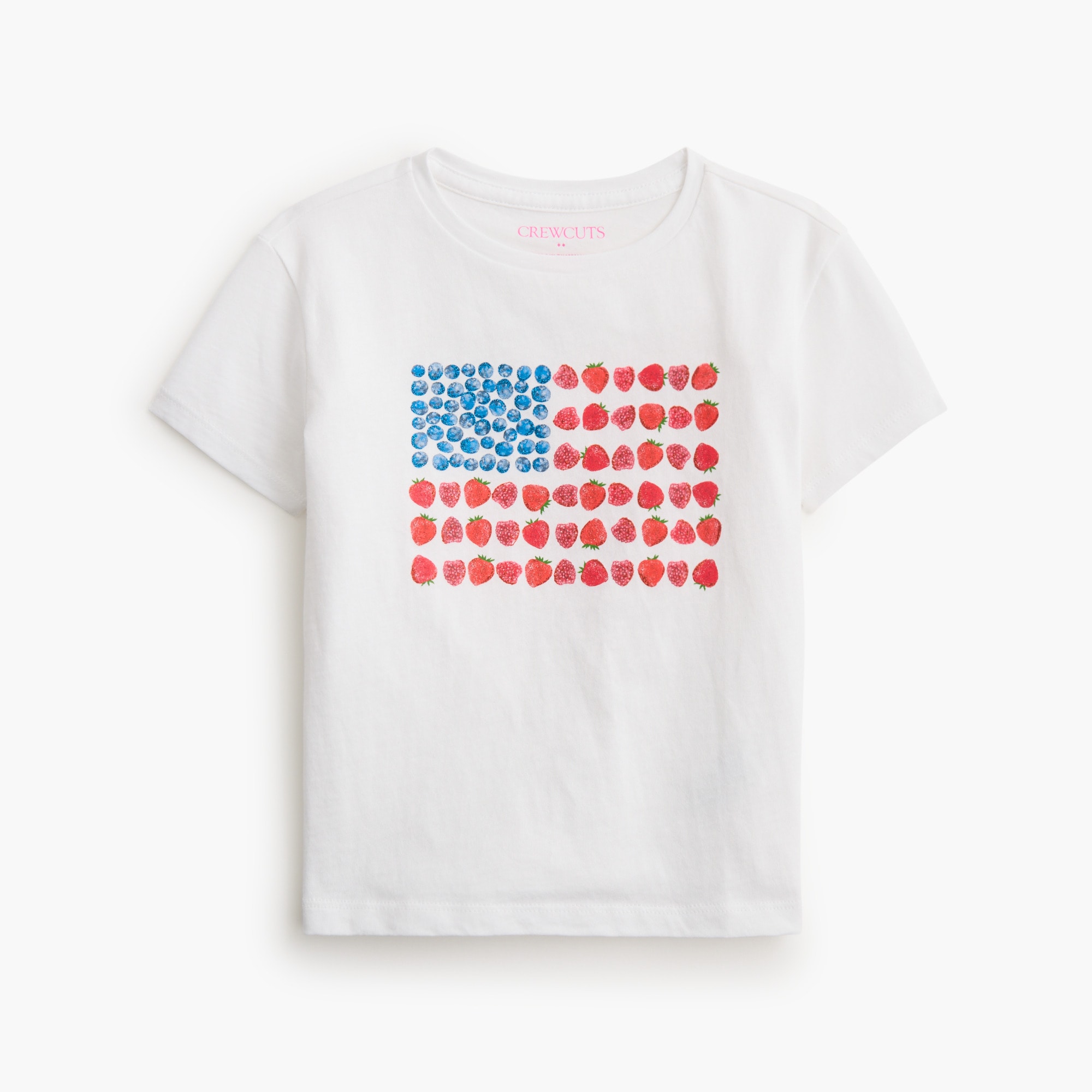 Girls' fruit flag graphic tee
