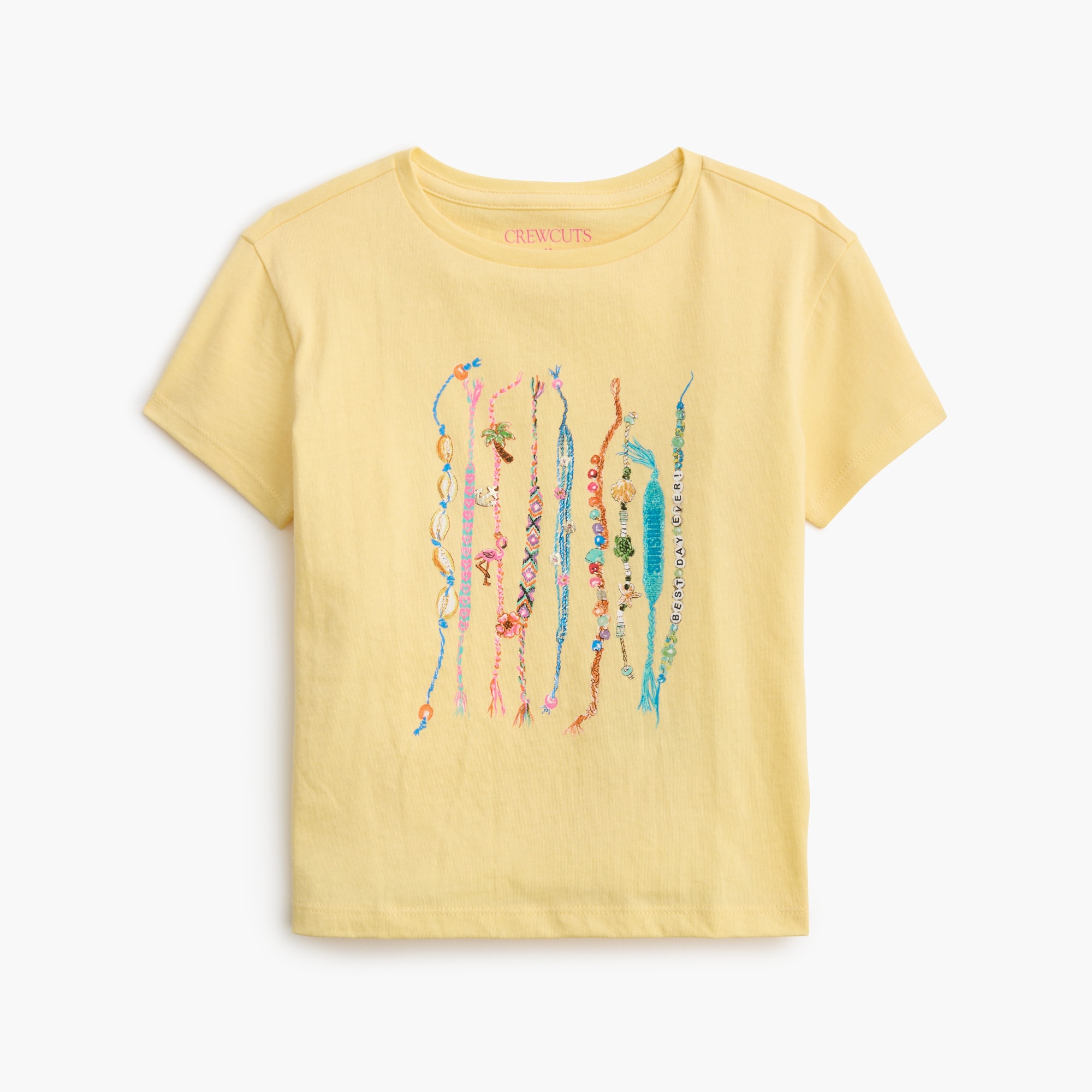 girls' friendship bracelets graphic tee for girls