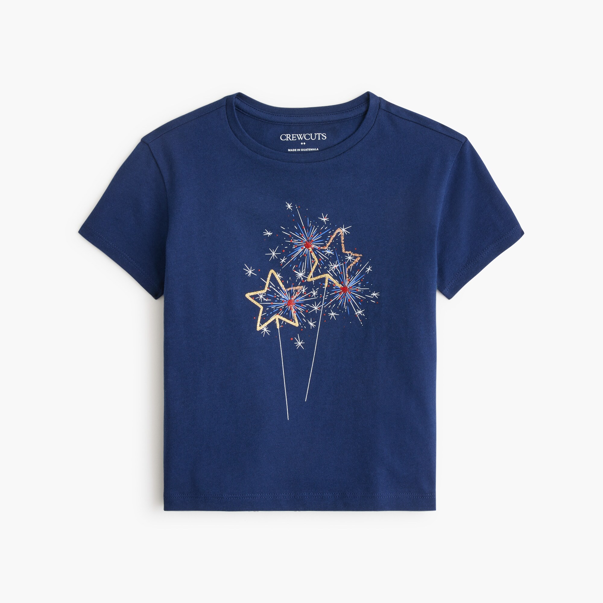Girls' sequin sparklers graphic tee