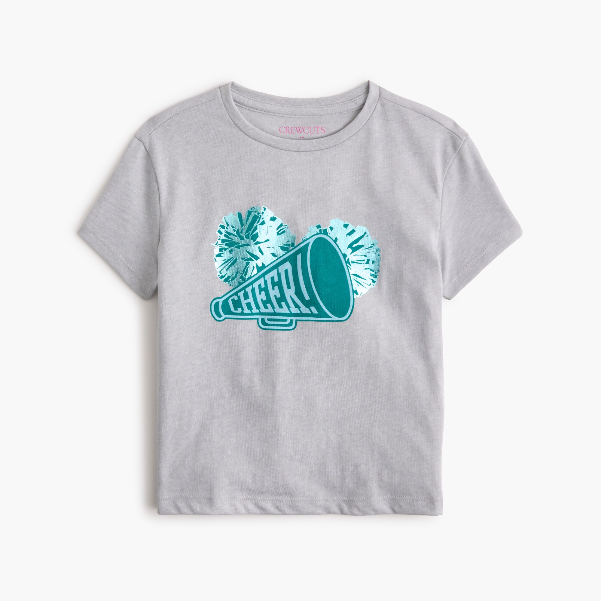 Girls' "cheer!" graphic tee