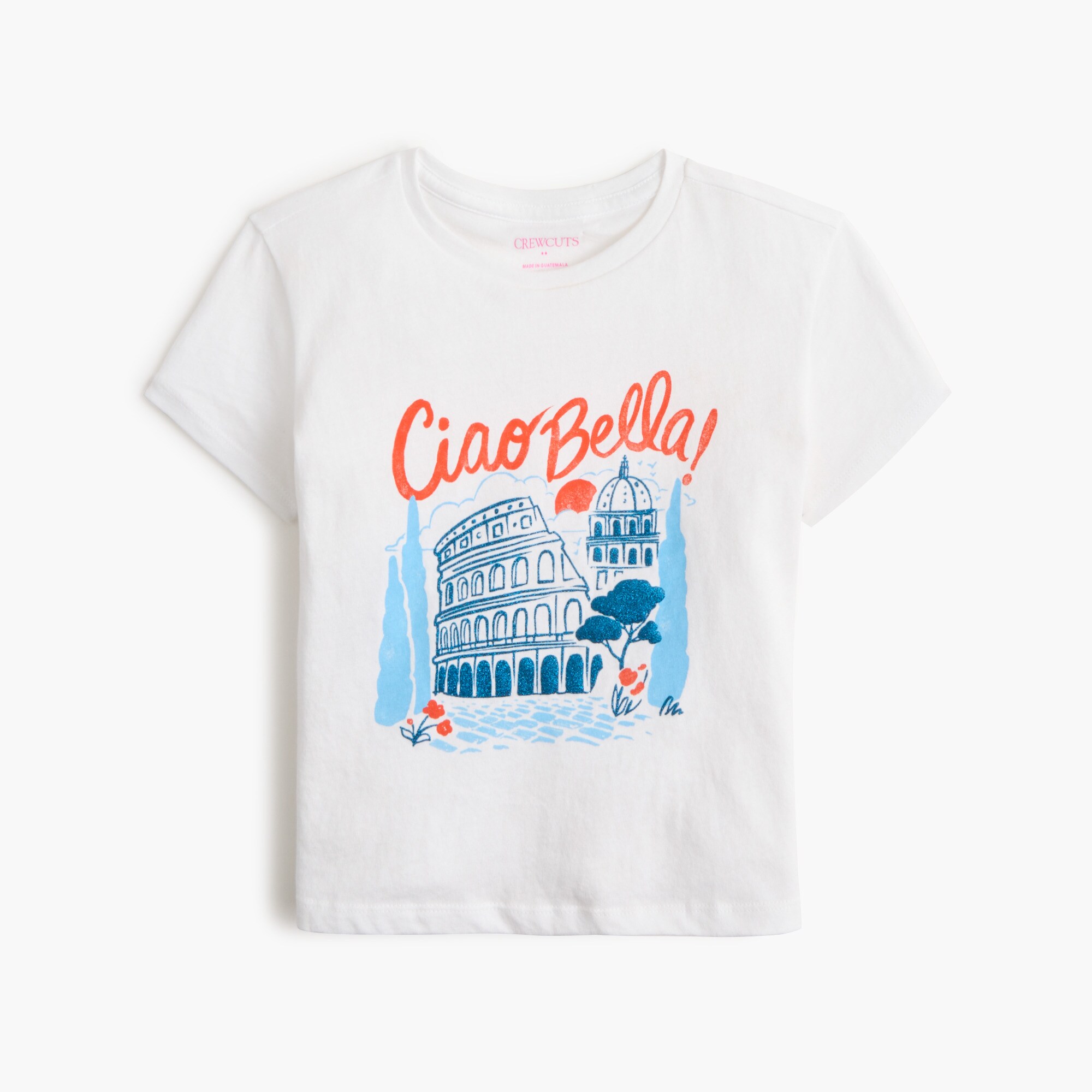 girls' "ciao bella" graphic tee for girls