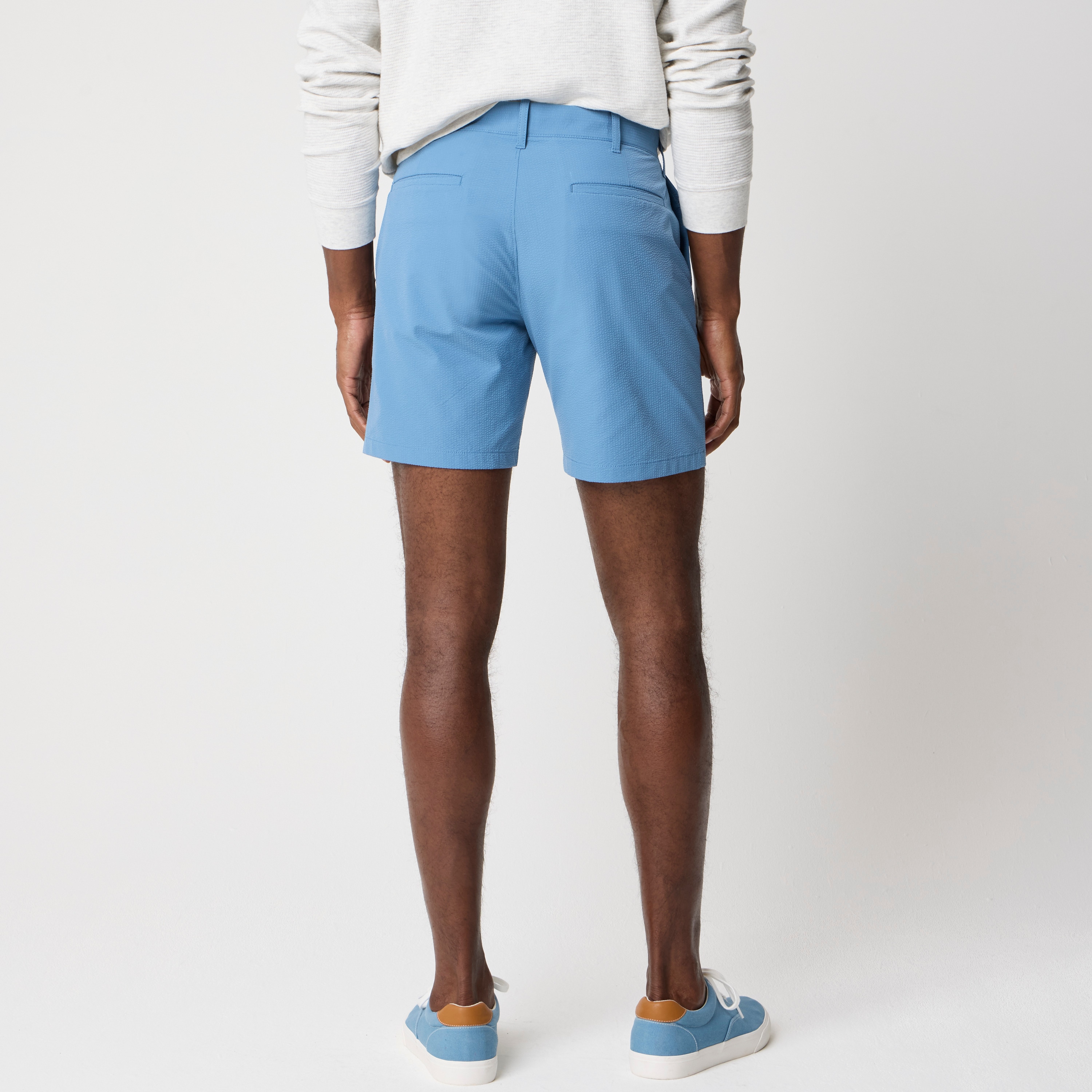 7" seersucker tech short