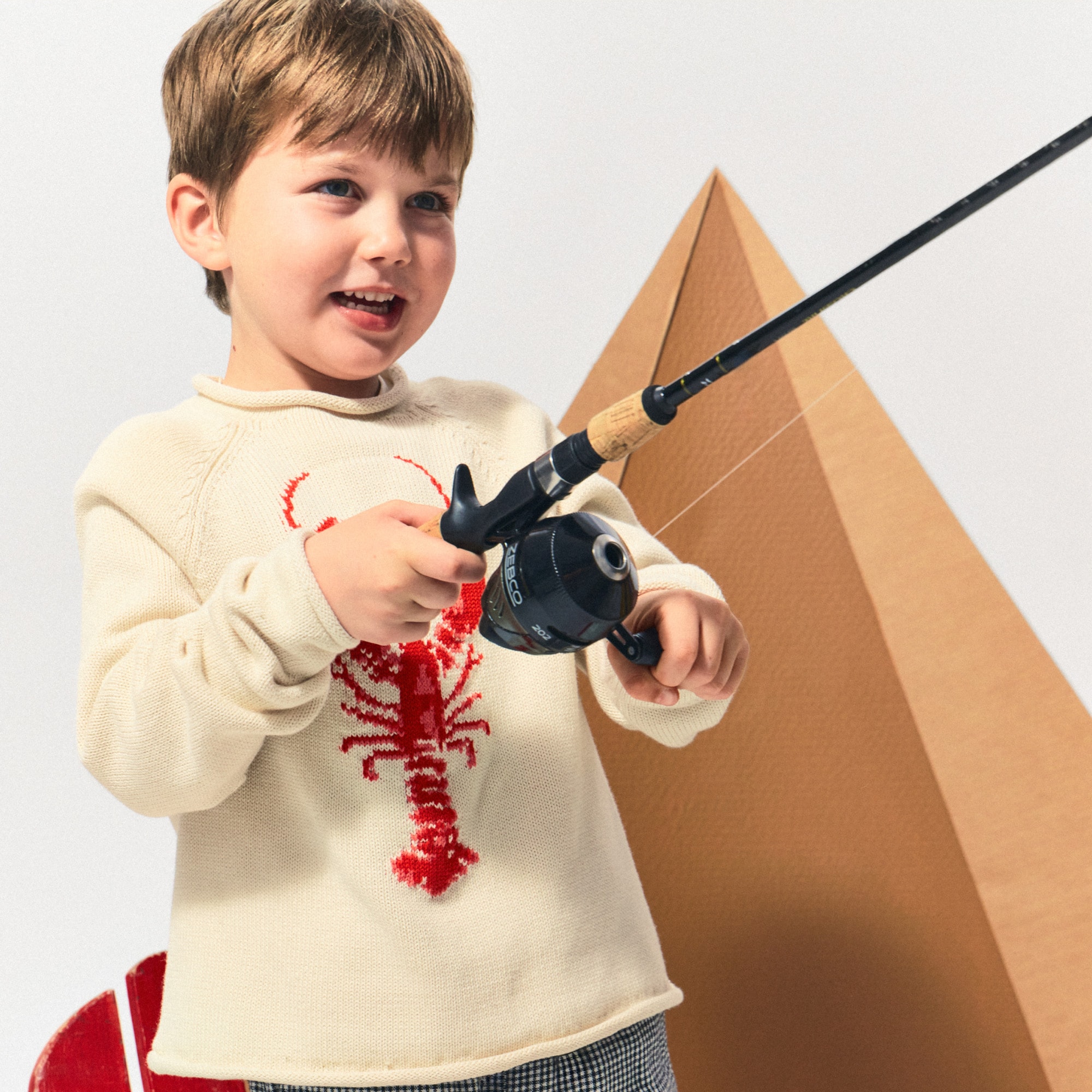 Kids' Linen-blend Pull-on Short In Gingham For Boys | J.Crew