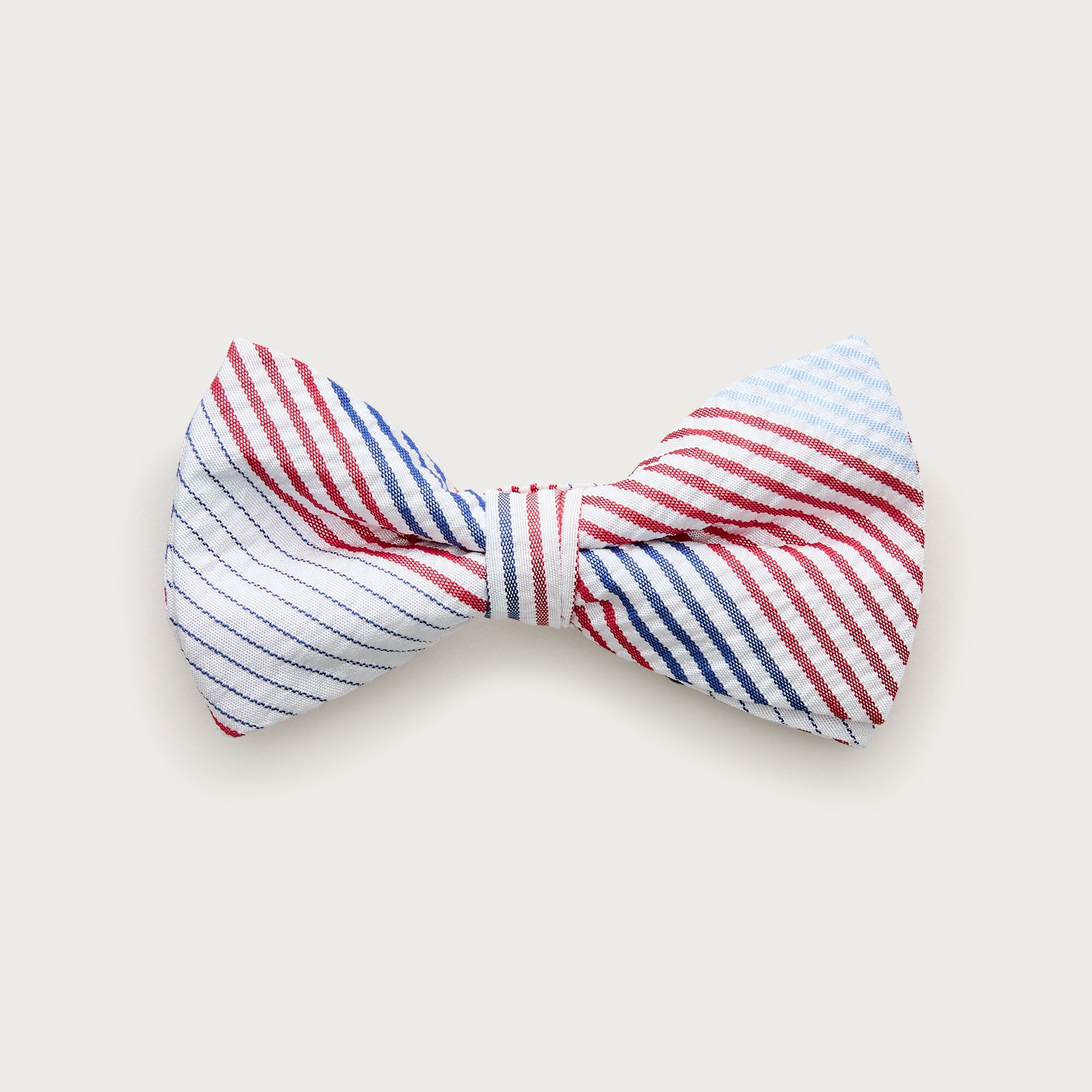 Boys' seersucker bow tie