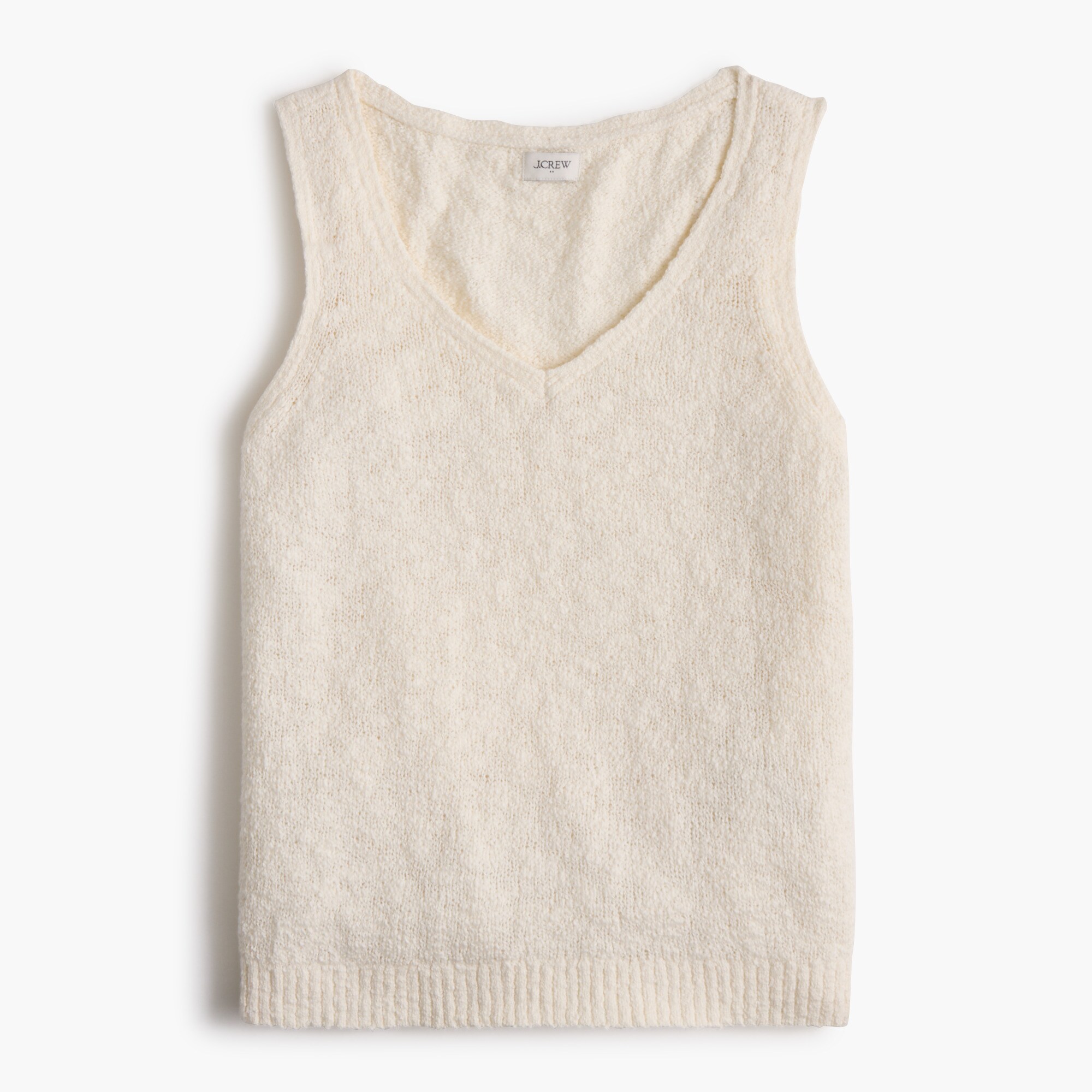 Slub sweater shell