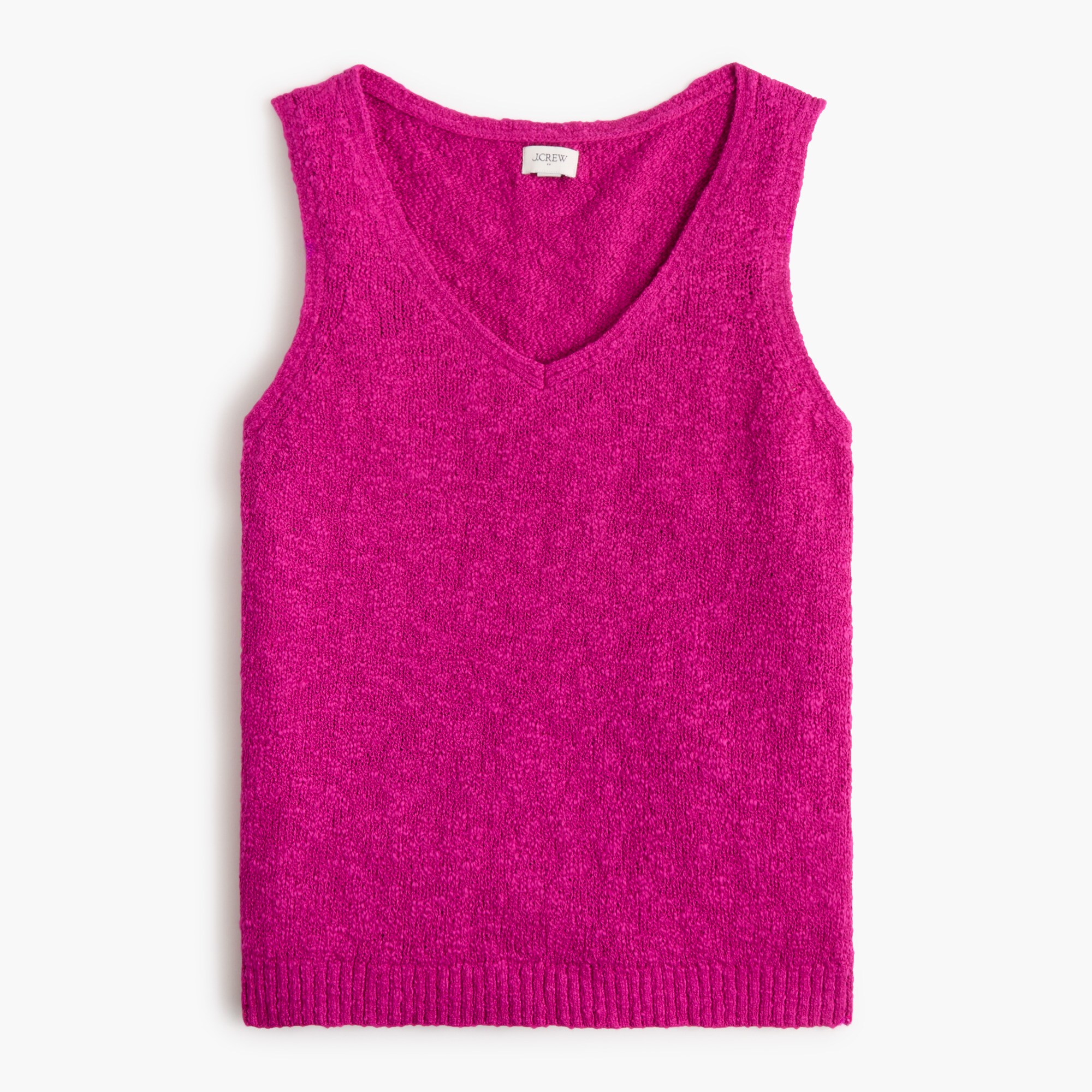 Slub sweater shell