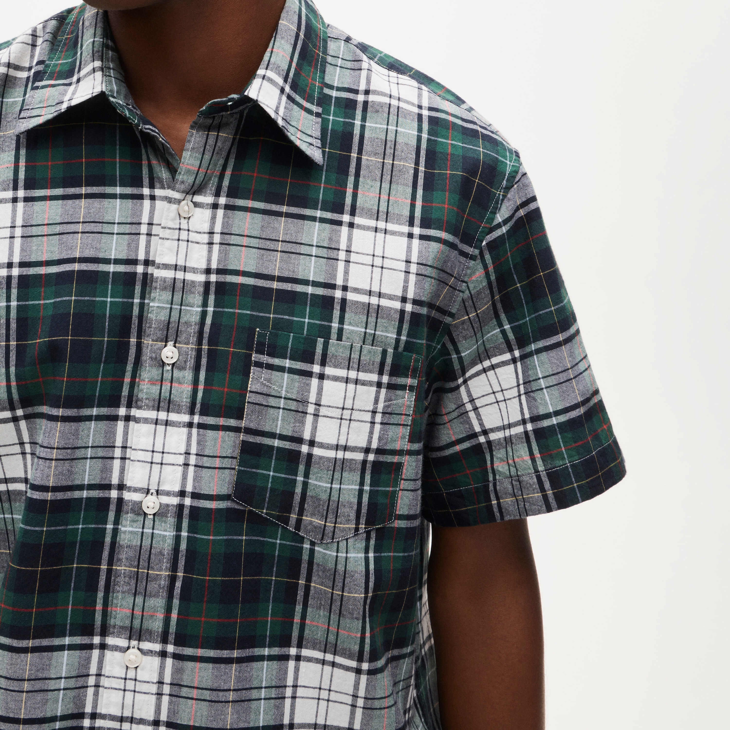シャツ M Check Shirt Short Sleeve J.Crew Jcrew Short-Sleeve Plaid Shirts | J.Crew
