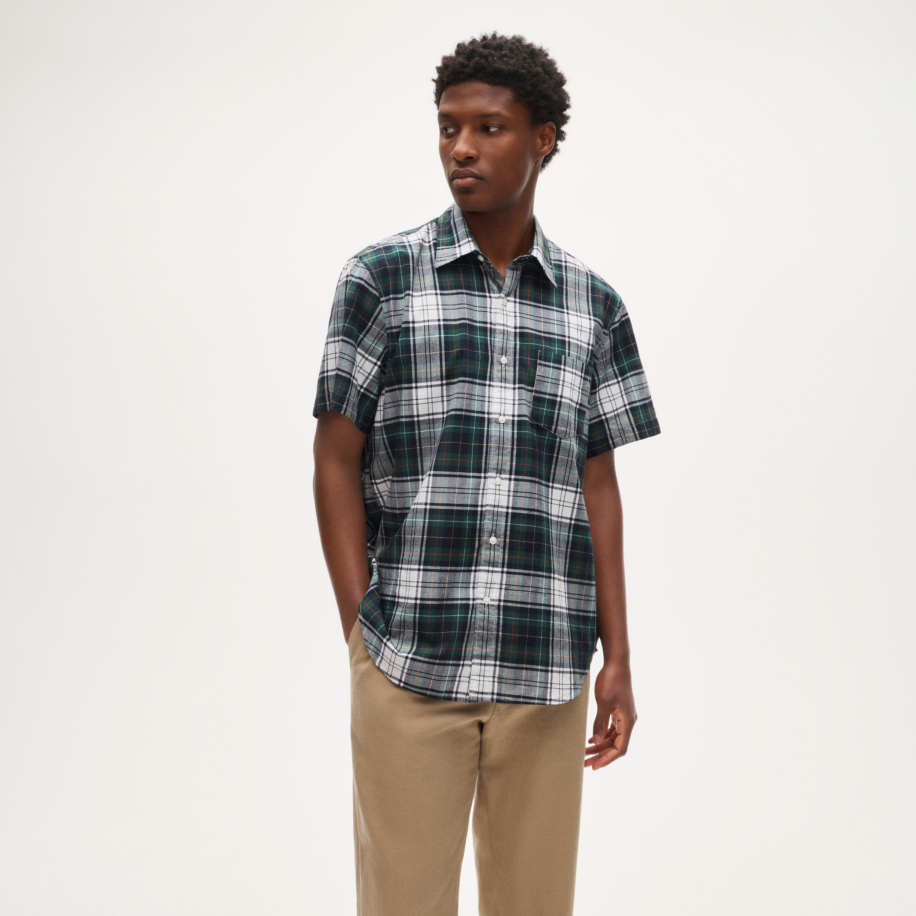 Short-sleeve Shirt In Indian Madras Plaid For Men | J.Crew