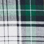Short-sleeve shirt in Indian madras plaid GREGOR HUNTER GREEN MUL