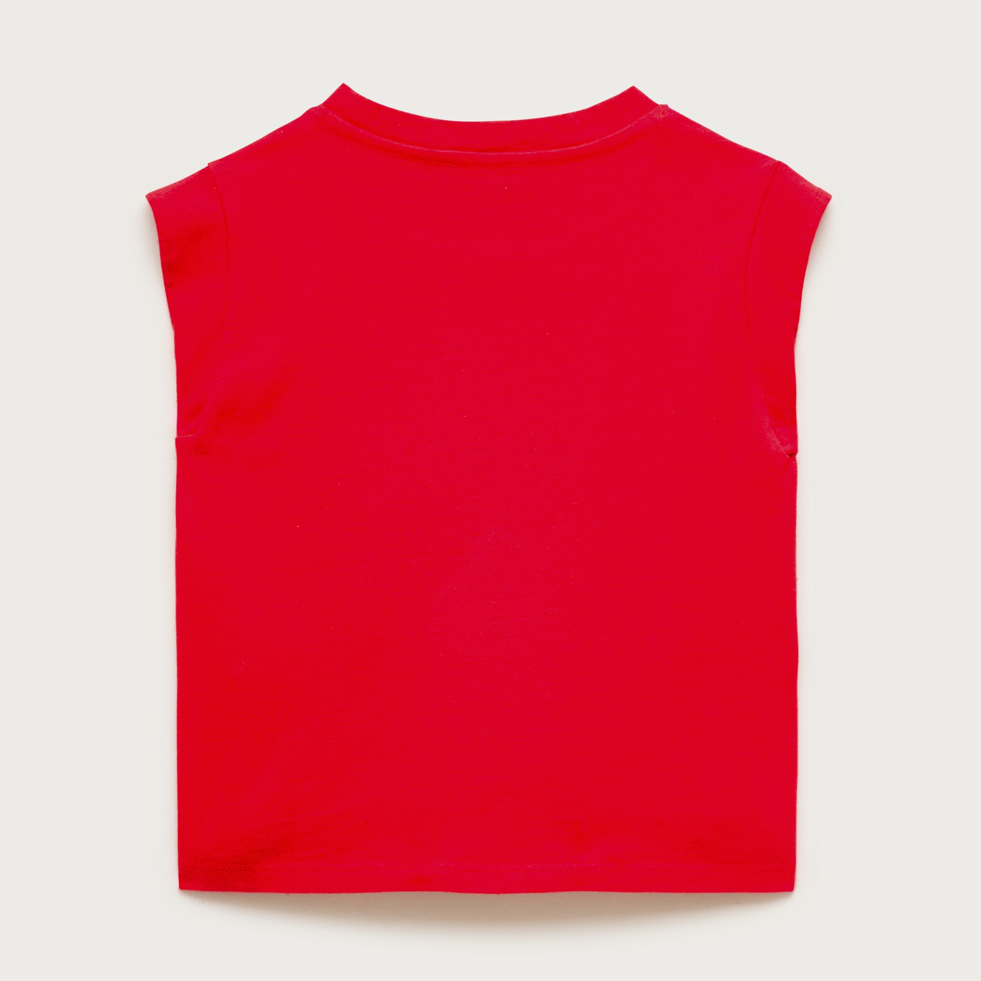 Girls' eyelet muscle tank top