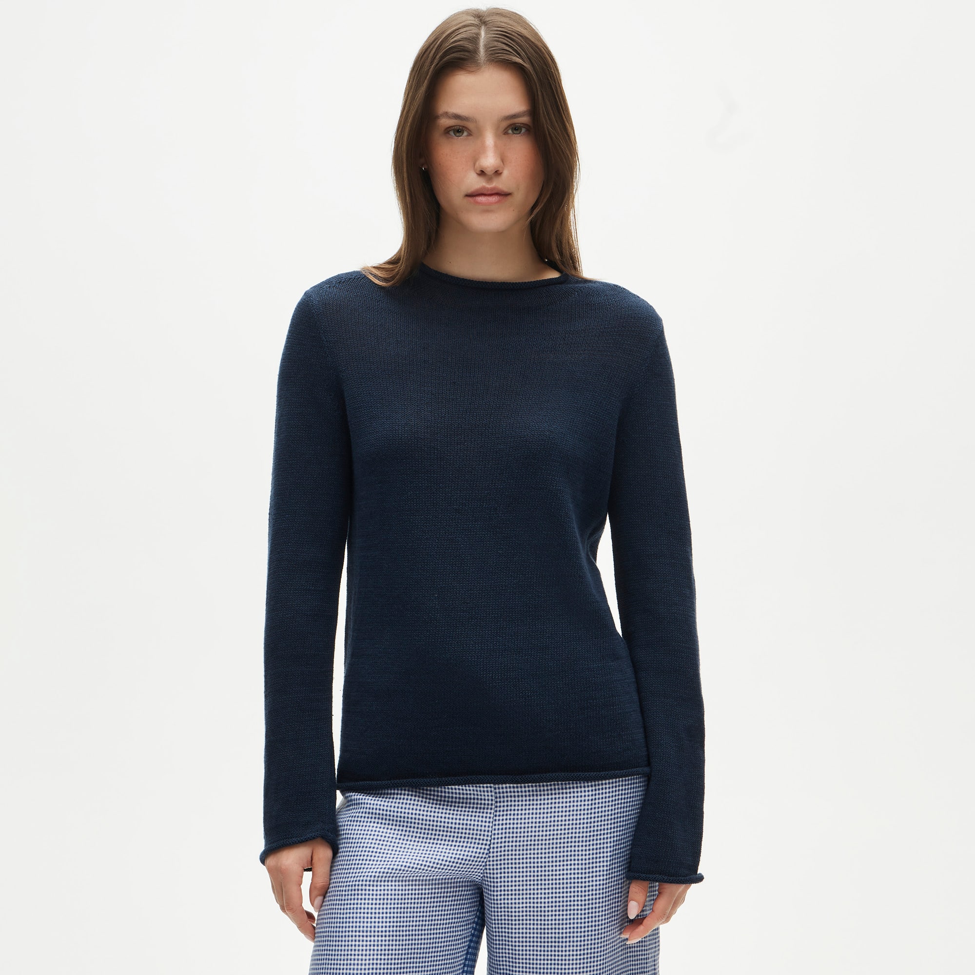 Summer Rollneck™ Sweater In Linen Blend For Women | J.Crew