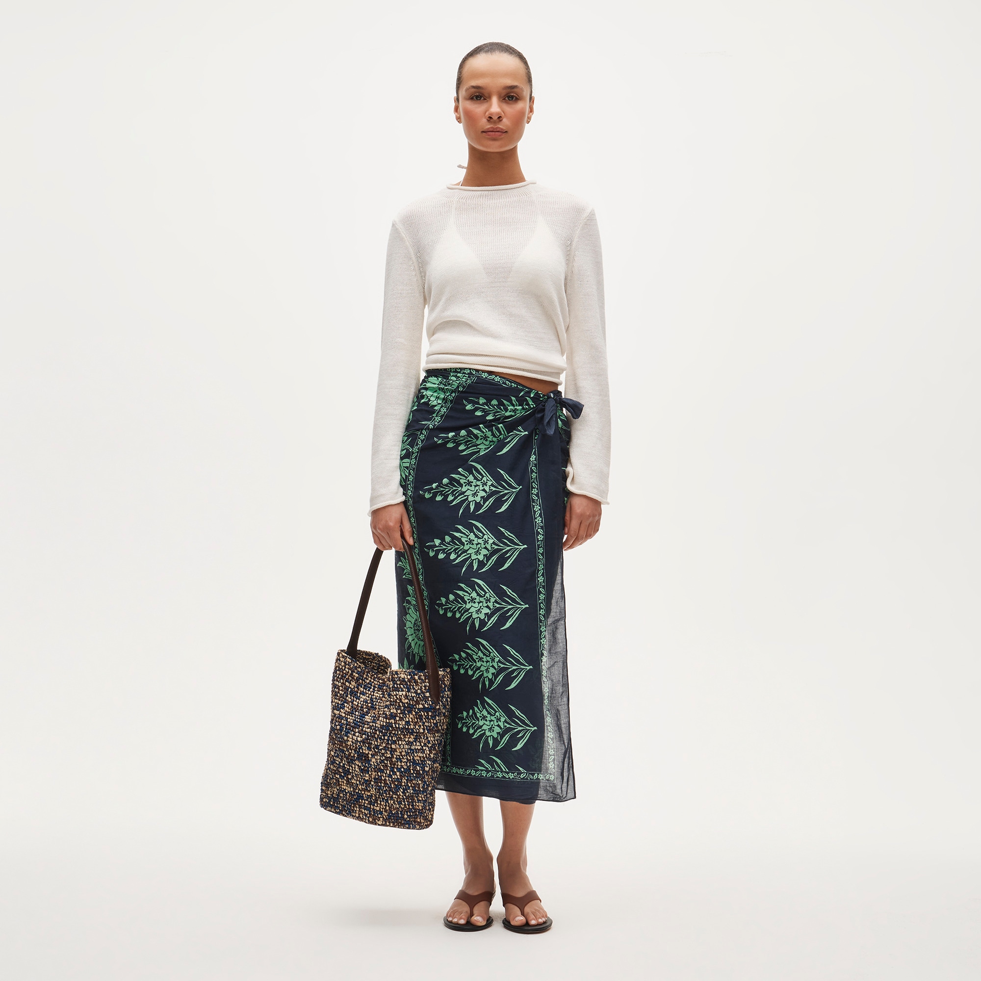 Summer Rollneck™ Sweater In Linen Blend For Women | J.Crew