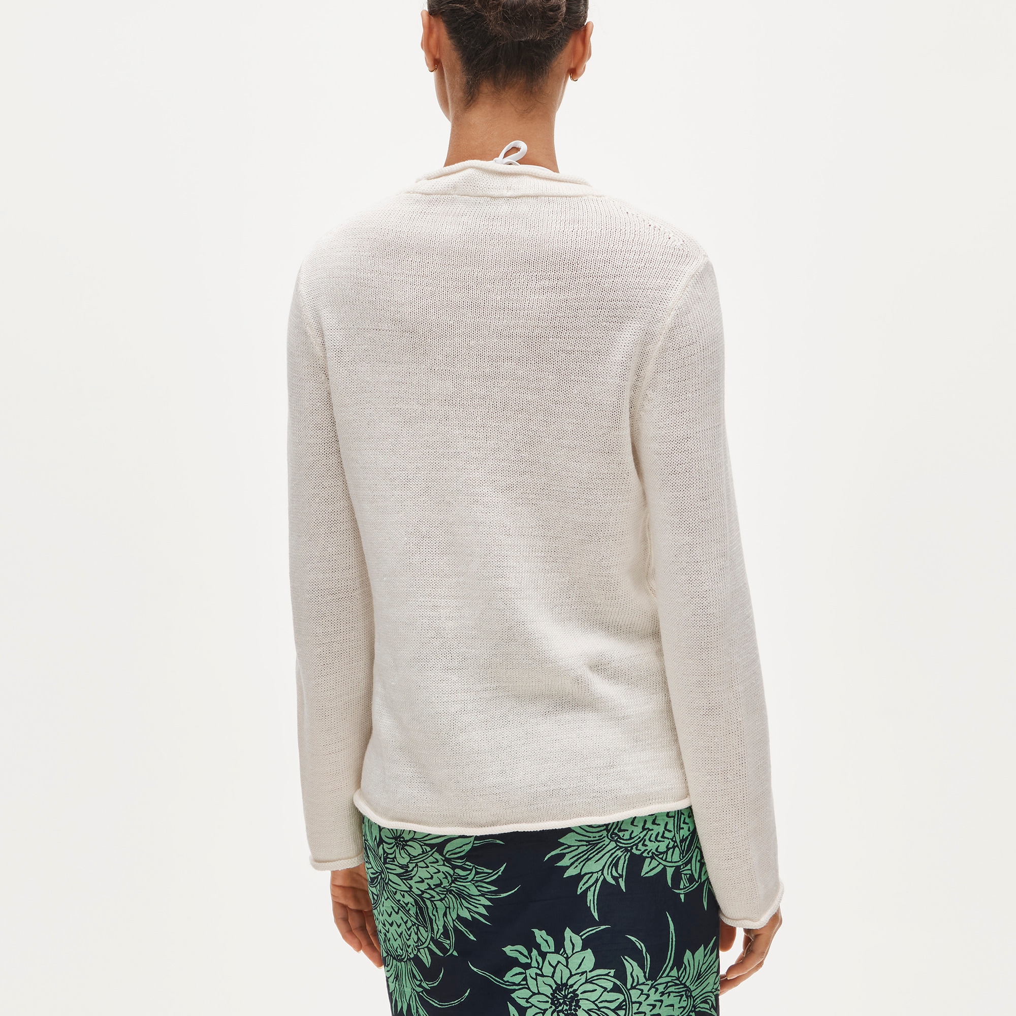 Summer Rollneck™ Sweater In Linen Blend For Women | J.Crew