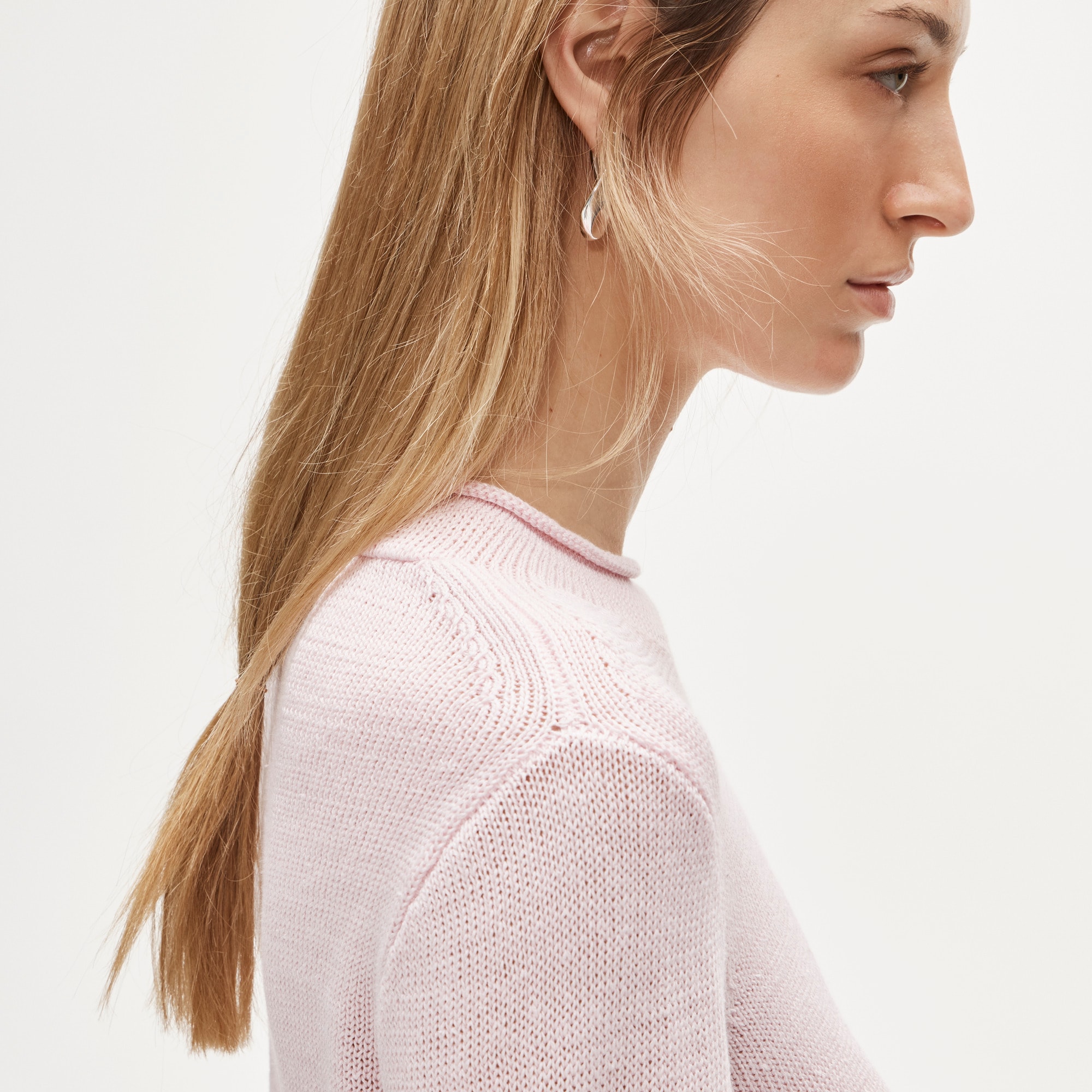 Summer Rollneck&trade; sweater in linen blend - image 4