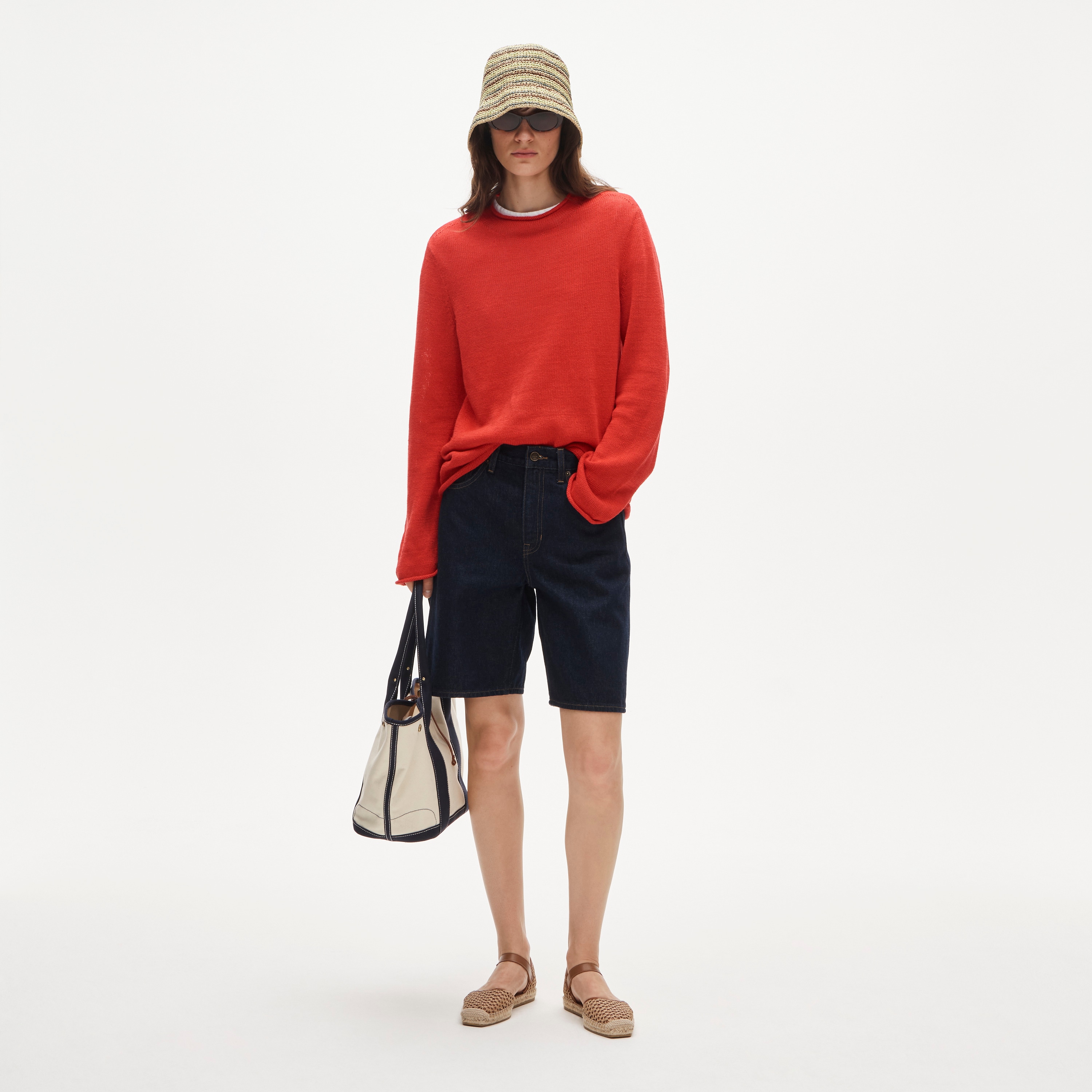 Summer Rollneck&trade; sweater in linen blend - image 3