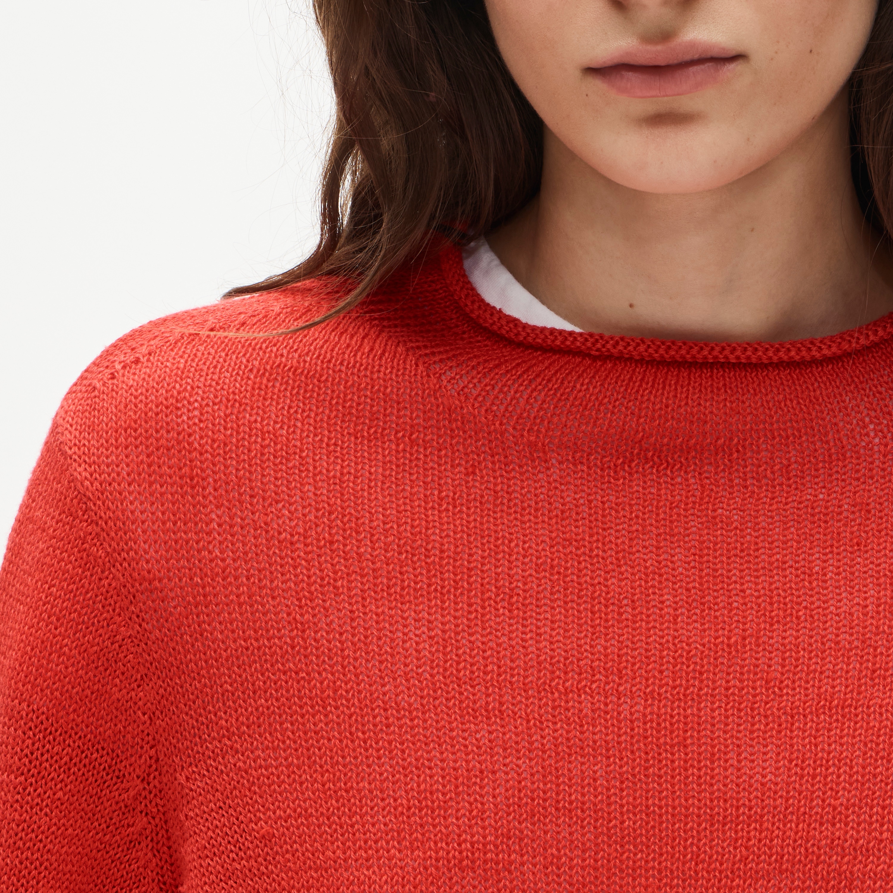 Summer Rollneck&trade; sweater in linen blend - image 4