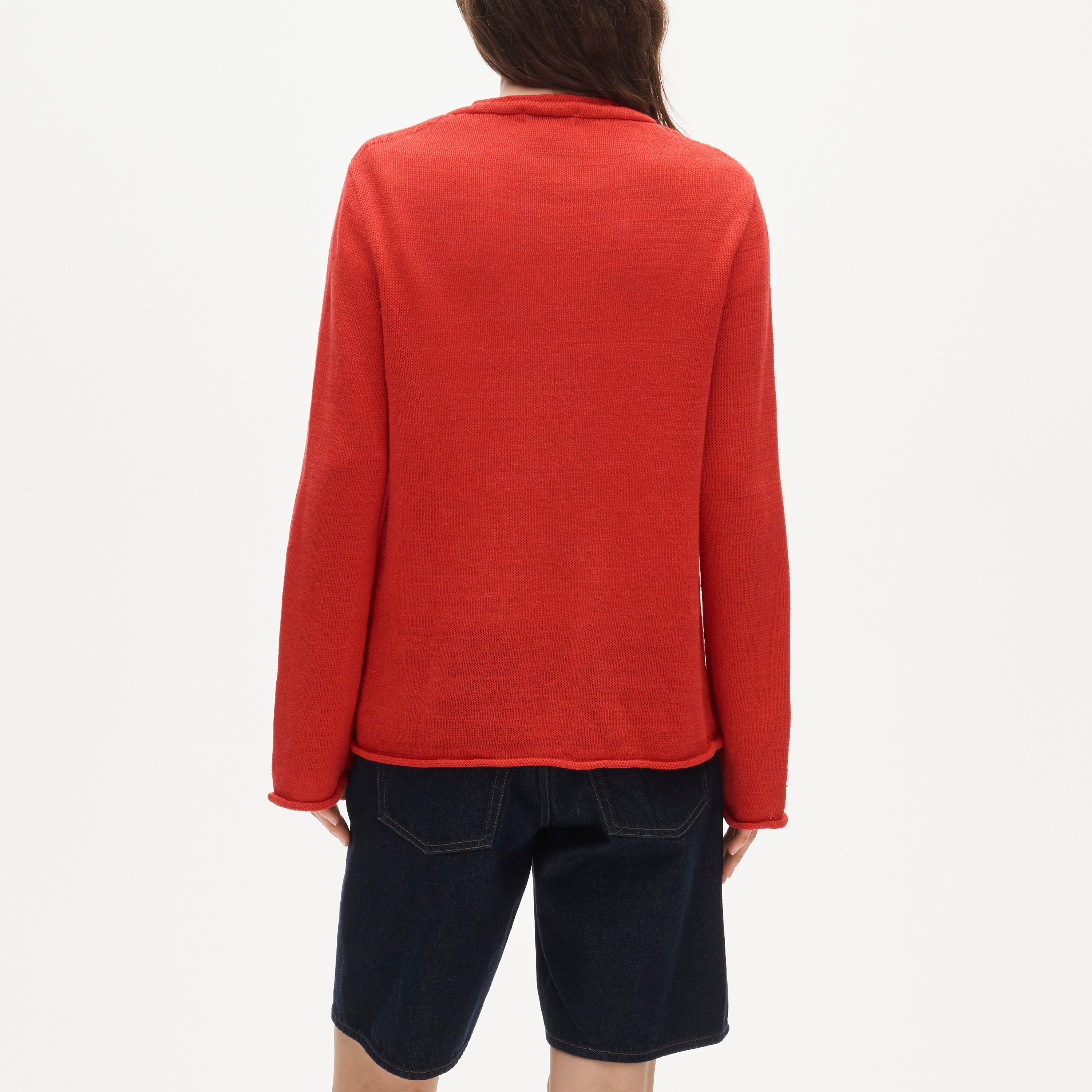 Summer Rollneck&trade; sweater in linen blend - image 5