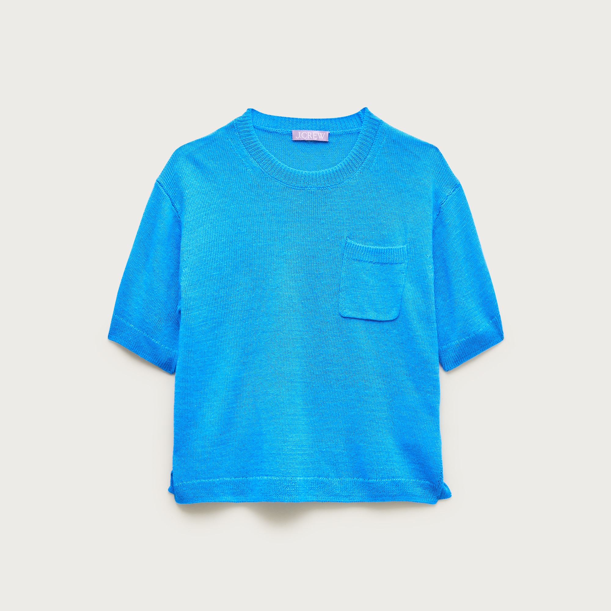 Relaxed pocket sweater-tee