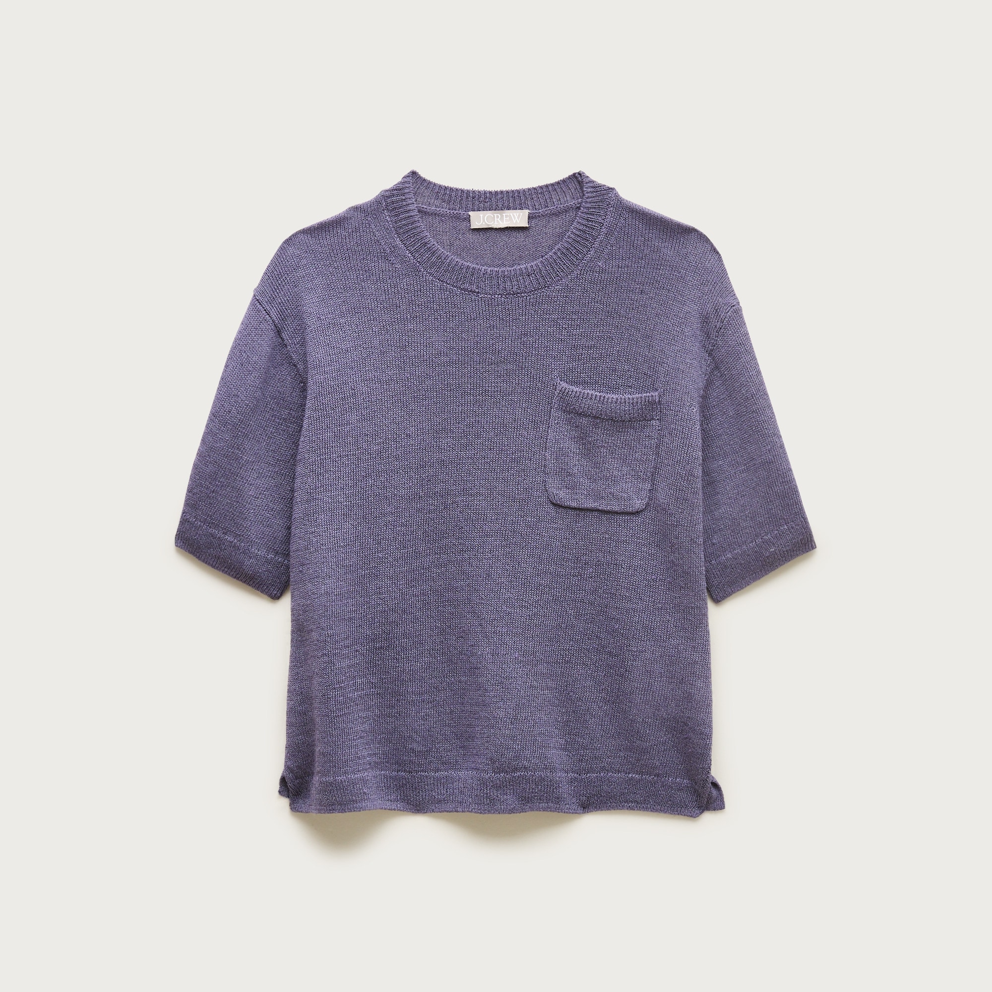 Relaxed pocket sweater-tee