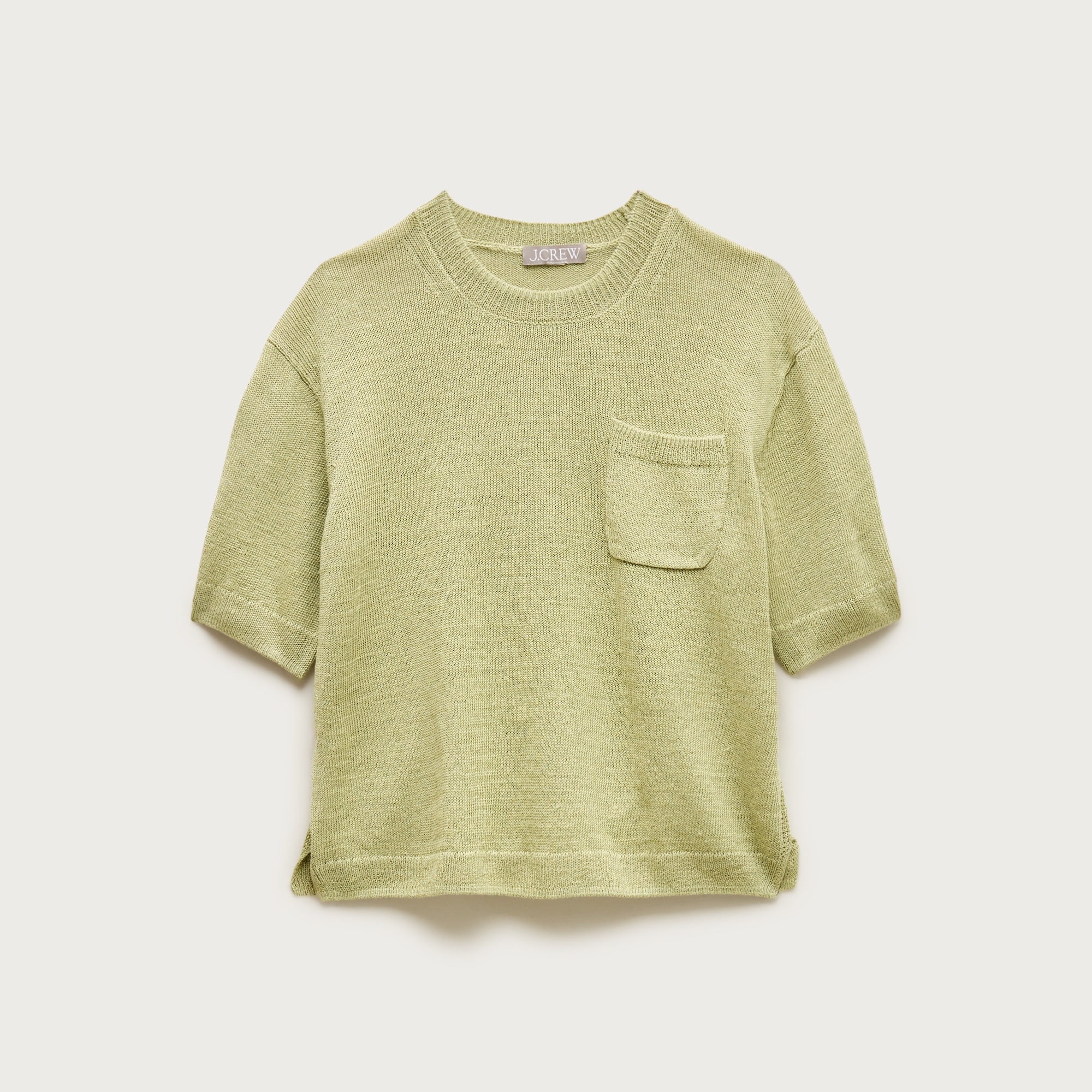 Relaxed pocket sweater-tee