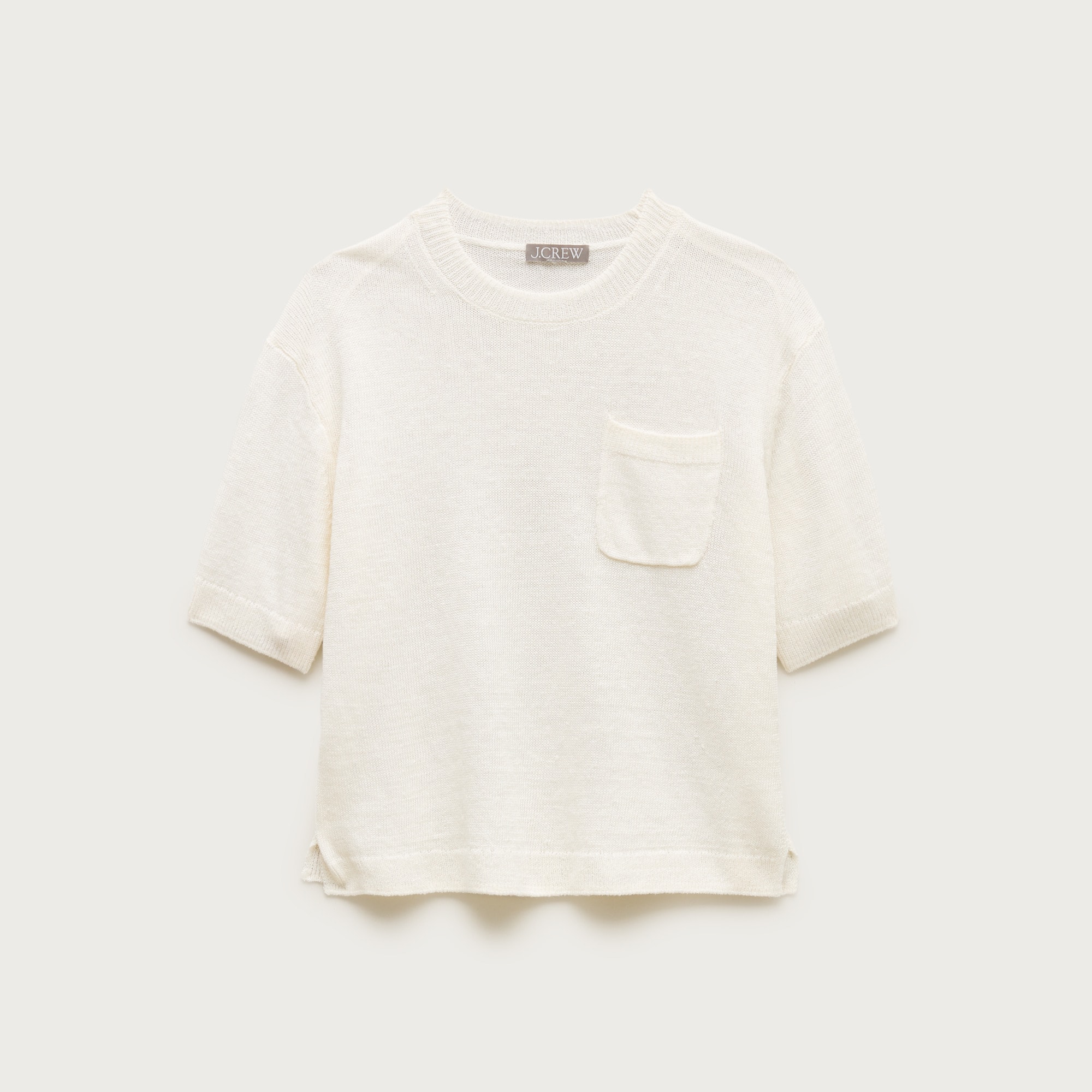 Relaxed pocket sweater-tee