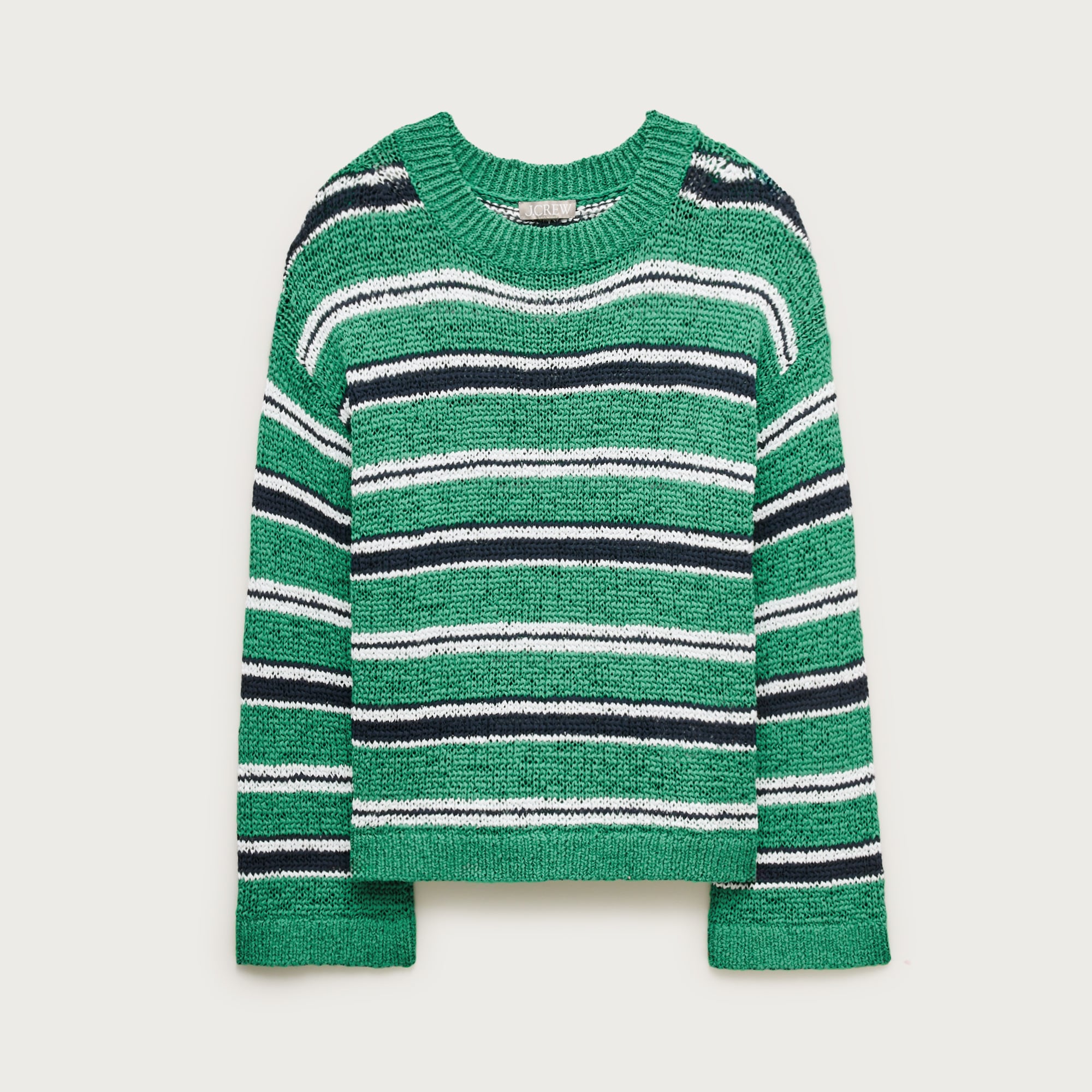 Montauk pullover sweater in multicolor stripe