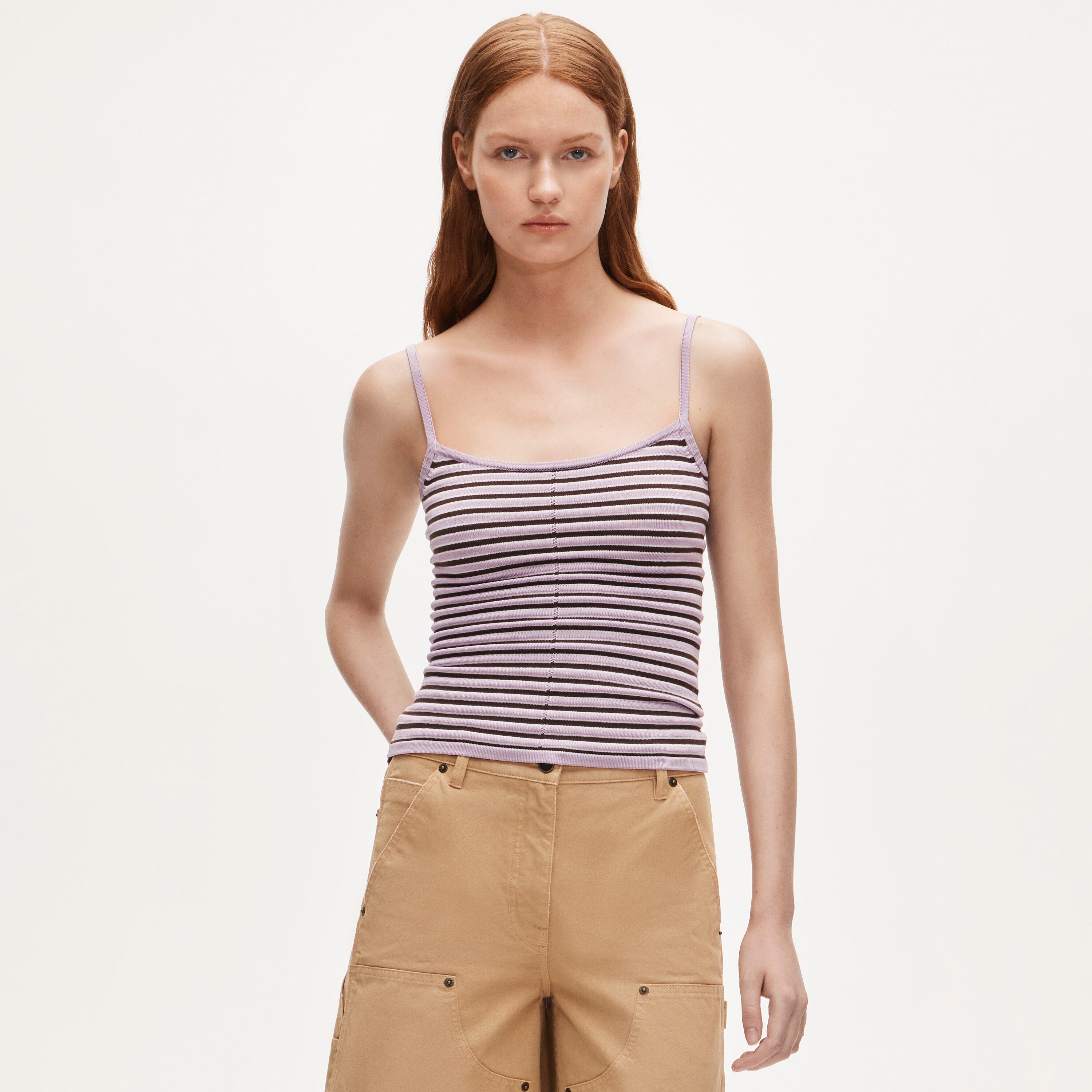 Sweater-tank in stripe