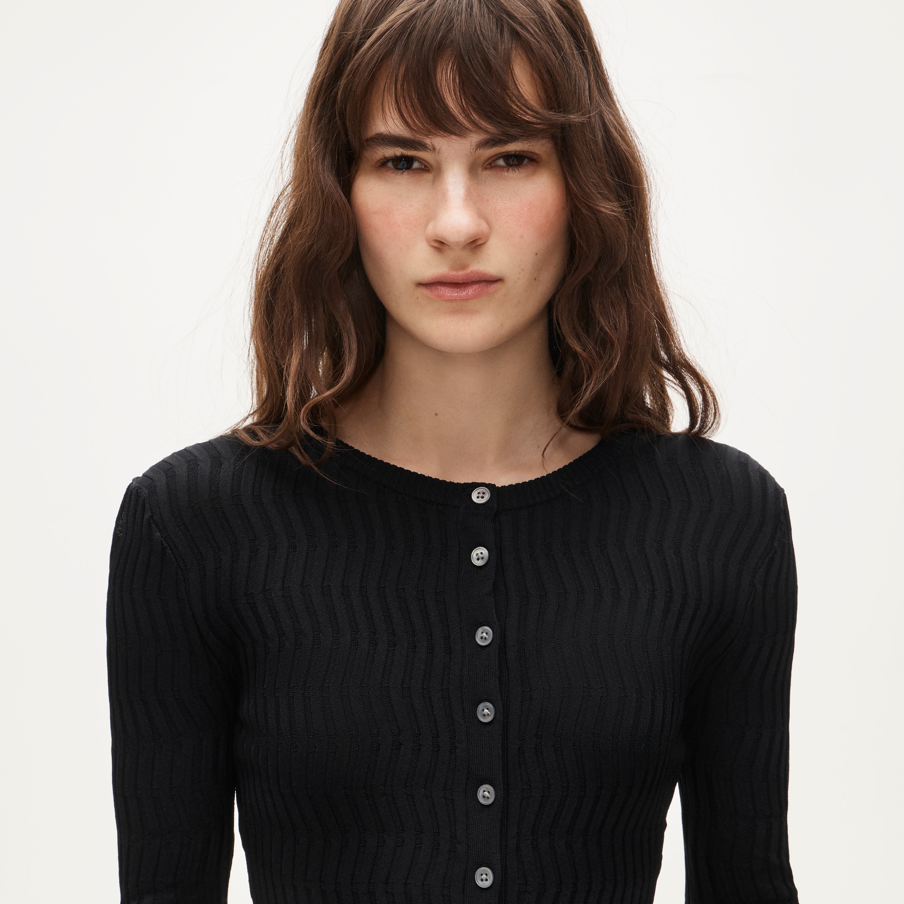 Wave-rib Cardigan In Super-stretch For Women | J.Crew